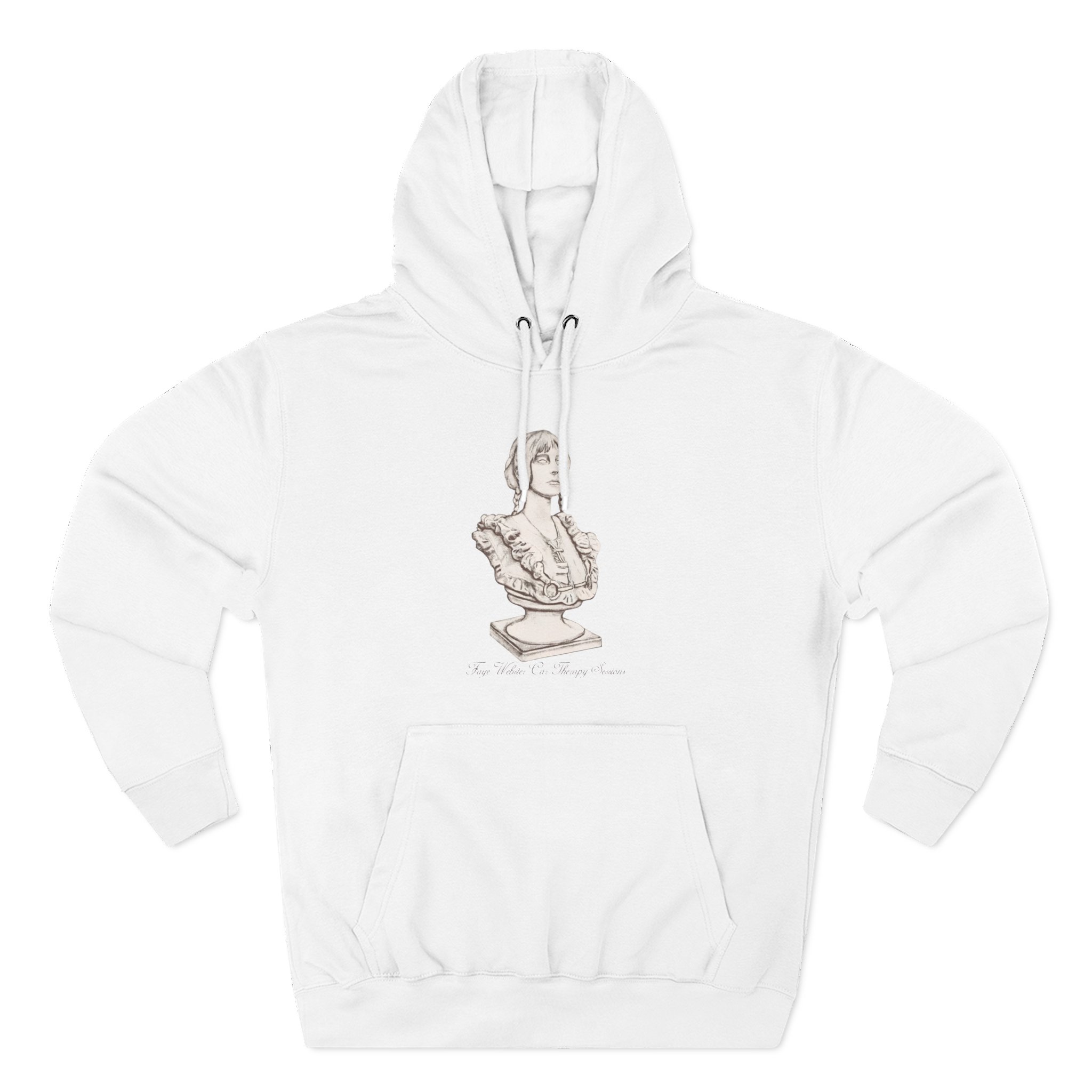 Faye Webster Car Therapy Sessions Bust Three-Panel Fleece Hoodie