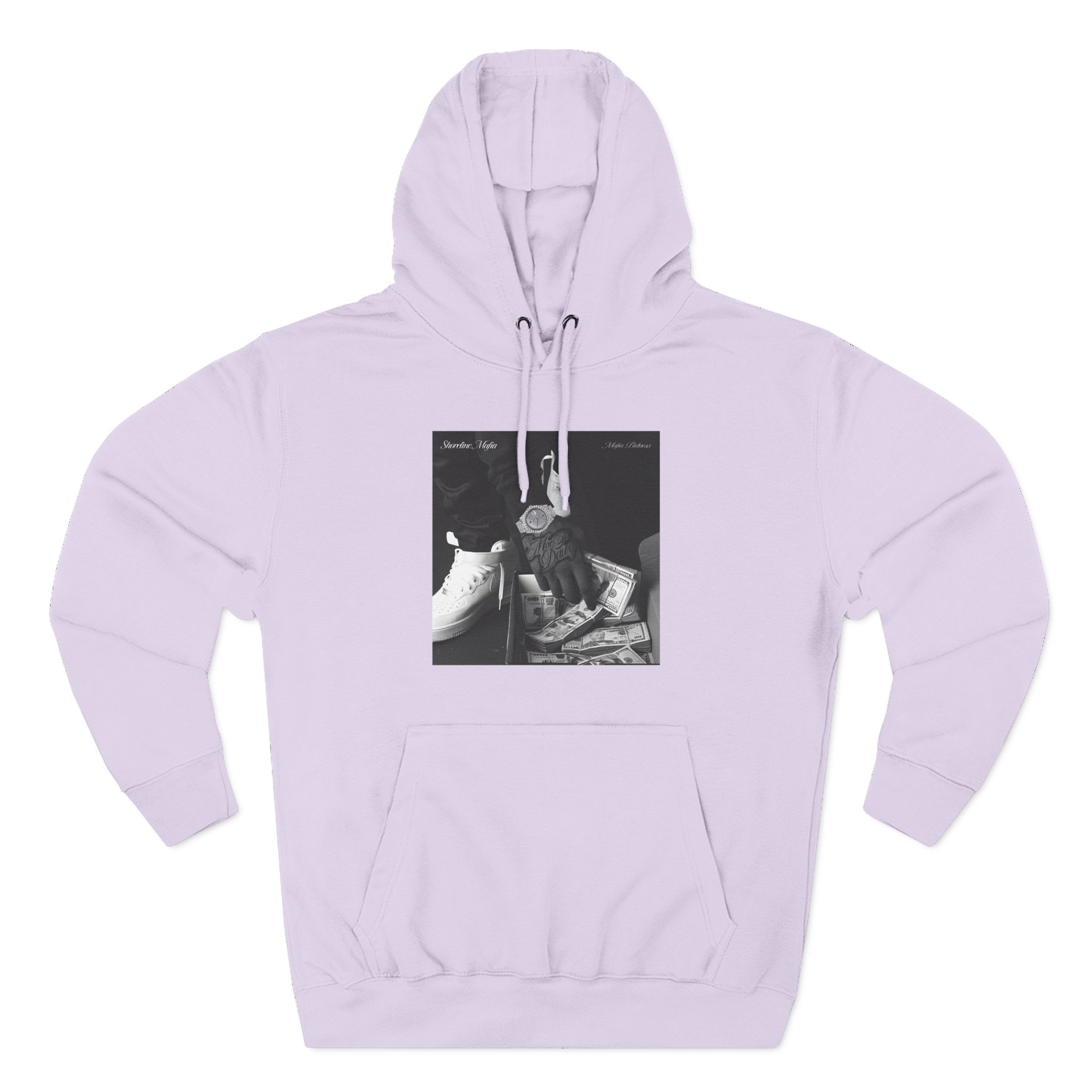 Shoreline Mafia Album Cover Three-Panel Fleece Hoodie