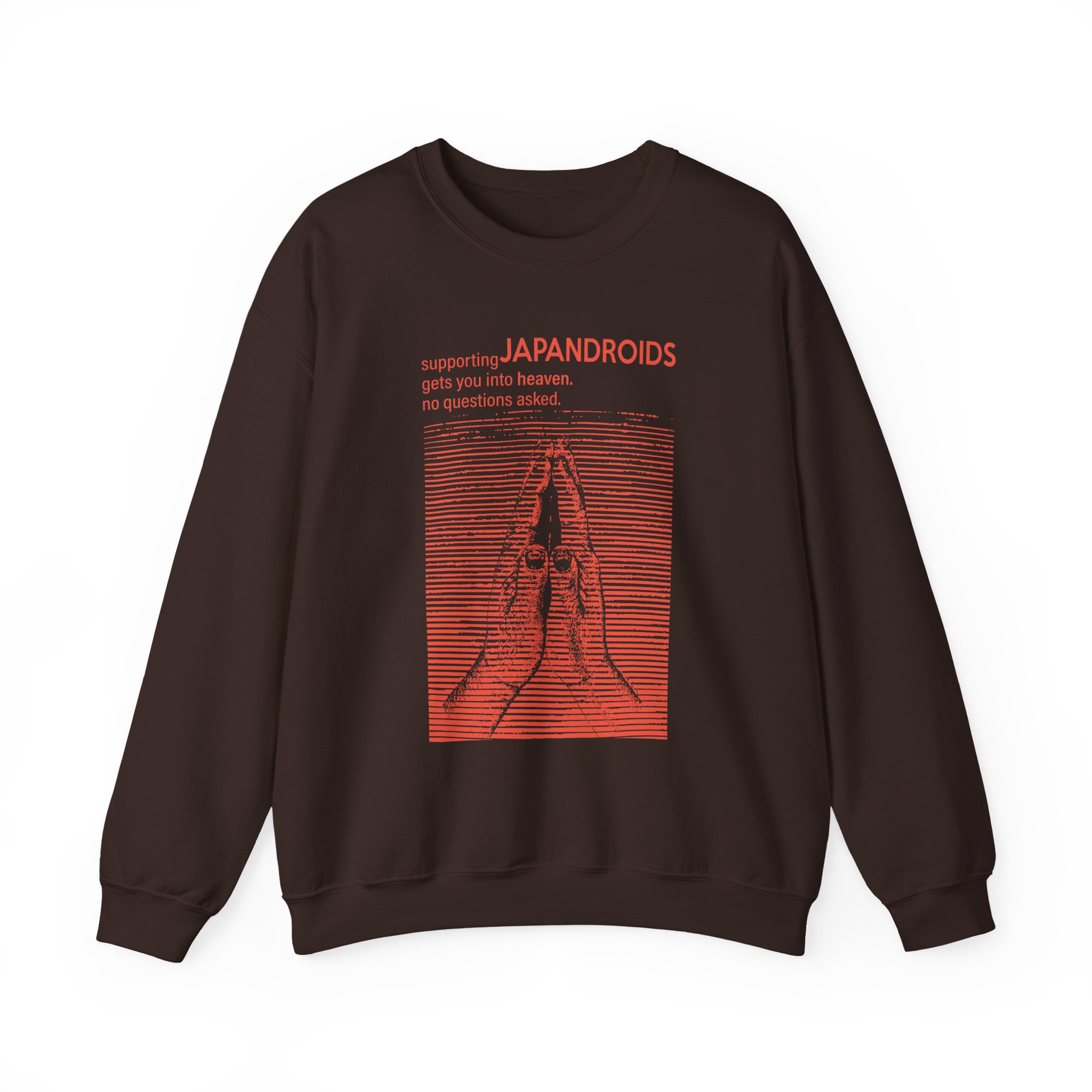 Supporting Japandroids Gets You Into Heaven No Questions Asked Unisex Heavy Blendâ„¢ Crewneck Sweatshirt