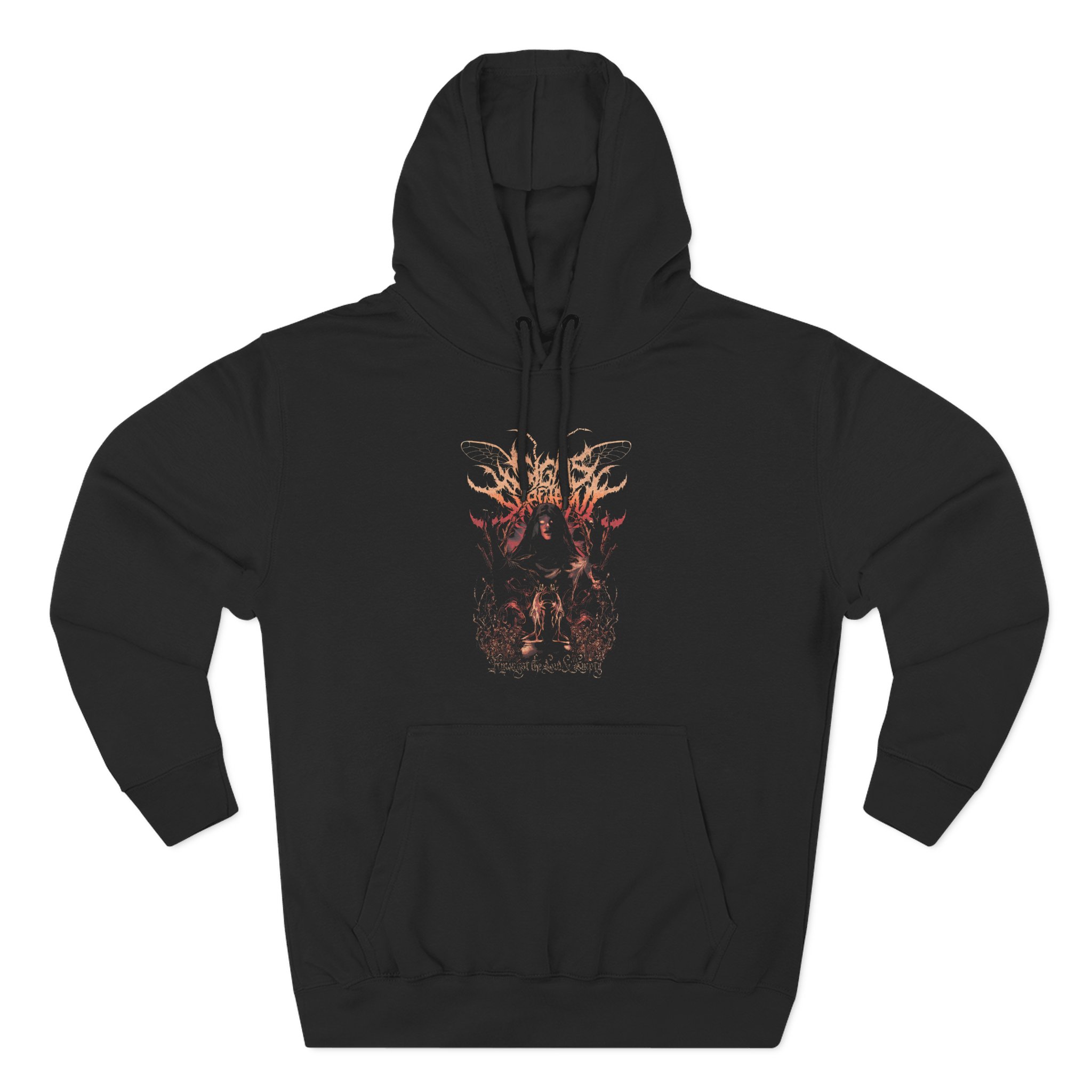 Signs of the Swarm the Witch Beckons Three-Panel Fleece Hoodie
