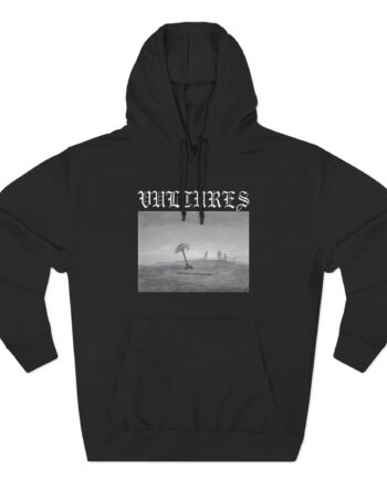Vultures Three-Panel Fleece Hoodie