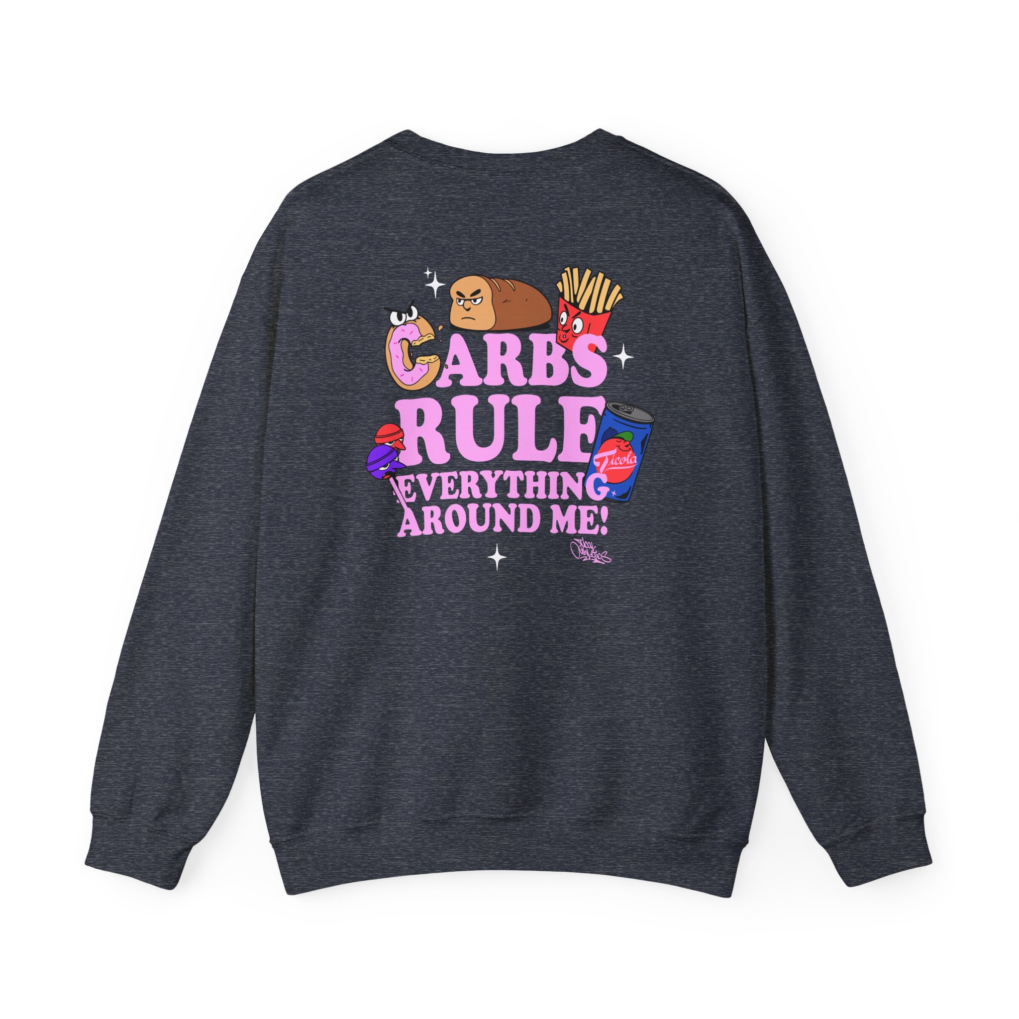 Method Man Carbs Rule Everything Around Me Unisex Heavy Blendâ„¢ Crewneck Sweatshirt