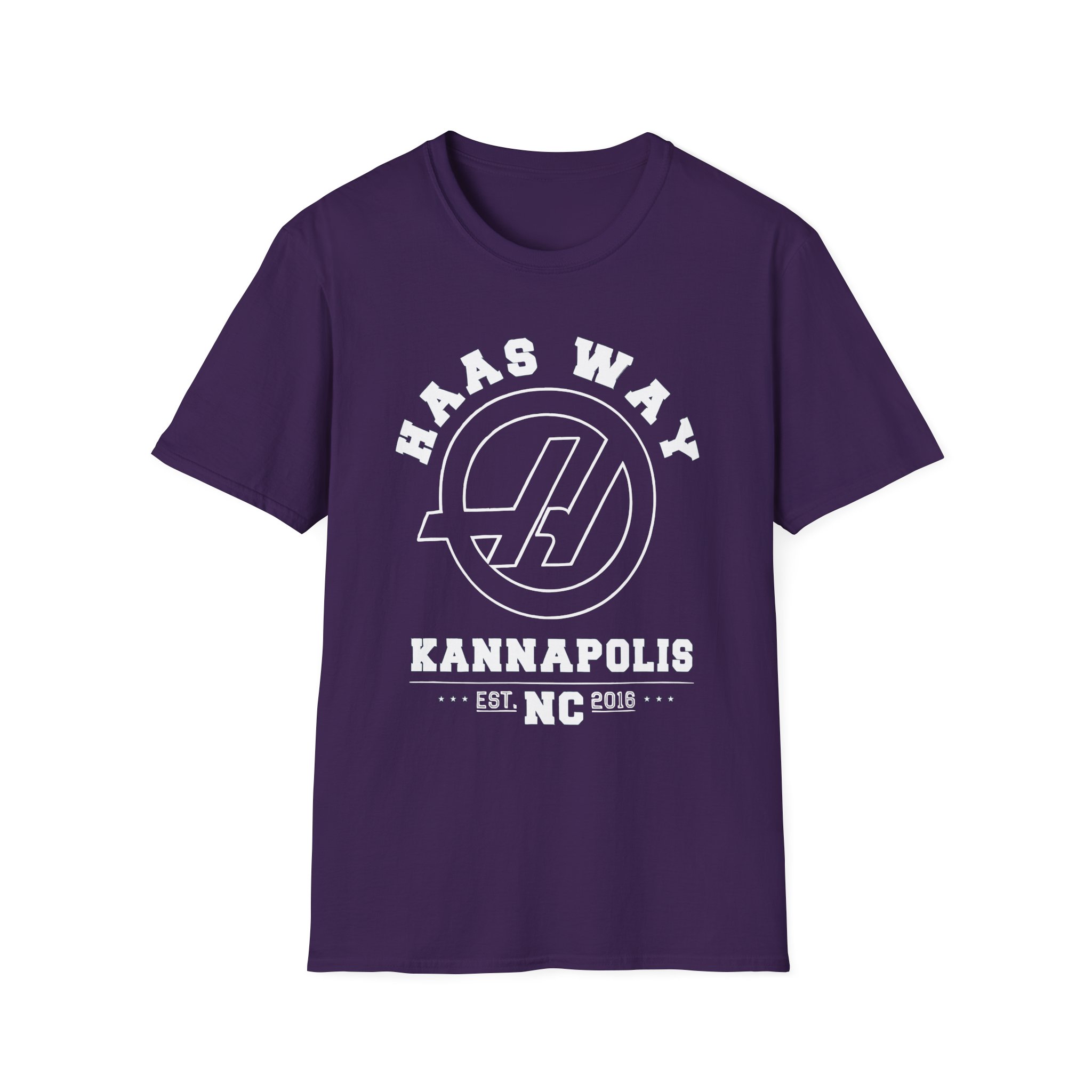 Haas F1 Haas Way Kannapolis Unisex Softstyle T-Shirt