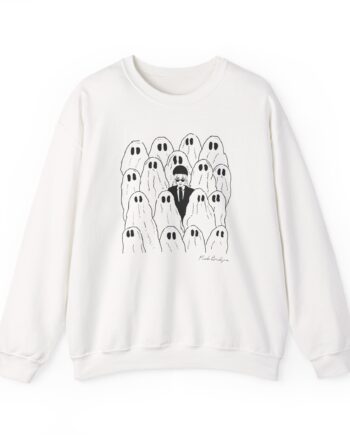 Phoebe Bridgers Ghost Unisex Heavy Blend™ Crewneck Sweatshirt