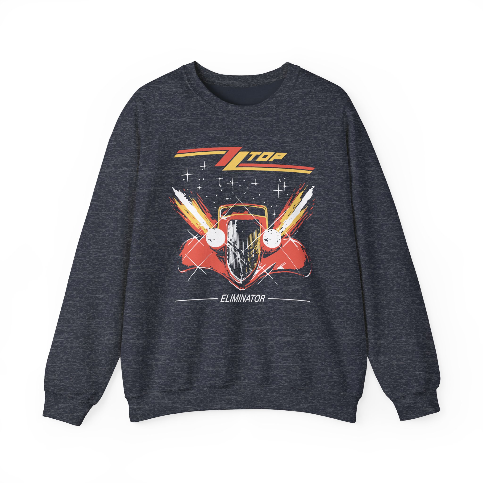 Zz Top Eliminator Illustrated Unisex Heavy Blendâ„¢ Crewneck Sweatshirt
