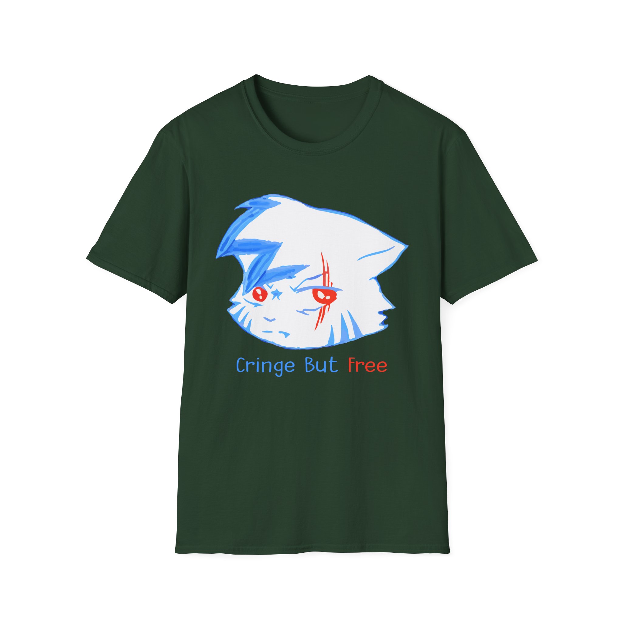 Izzzyzzz Cringe but Free Unisex Softstyle T-Shirt