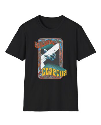 Eric Clapton Psychedelic Slowhand Unisex Softstyle T-Shirt