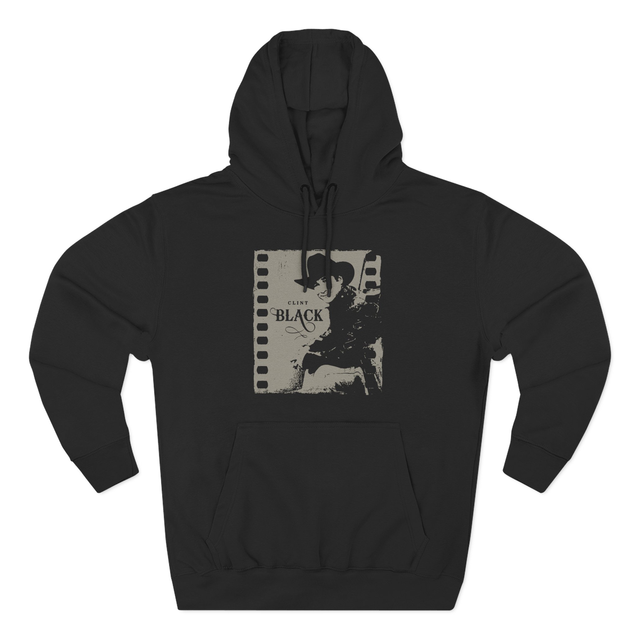 Clint Black Classic Three-Panel Fleece Hoodie