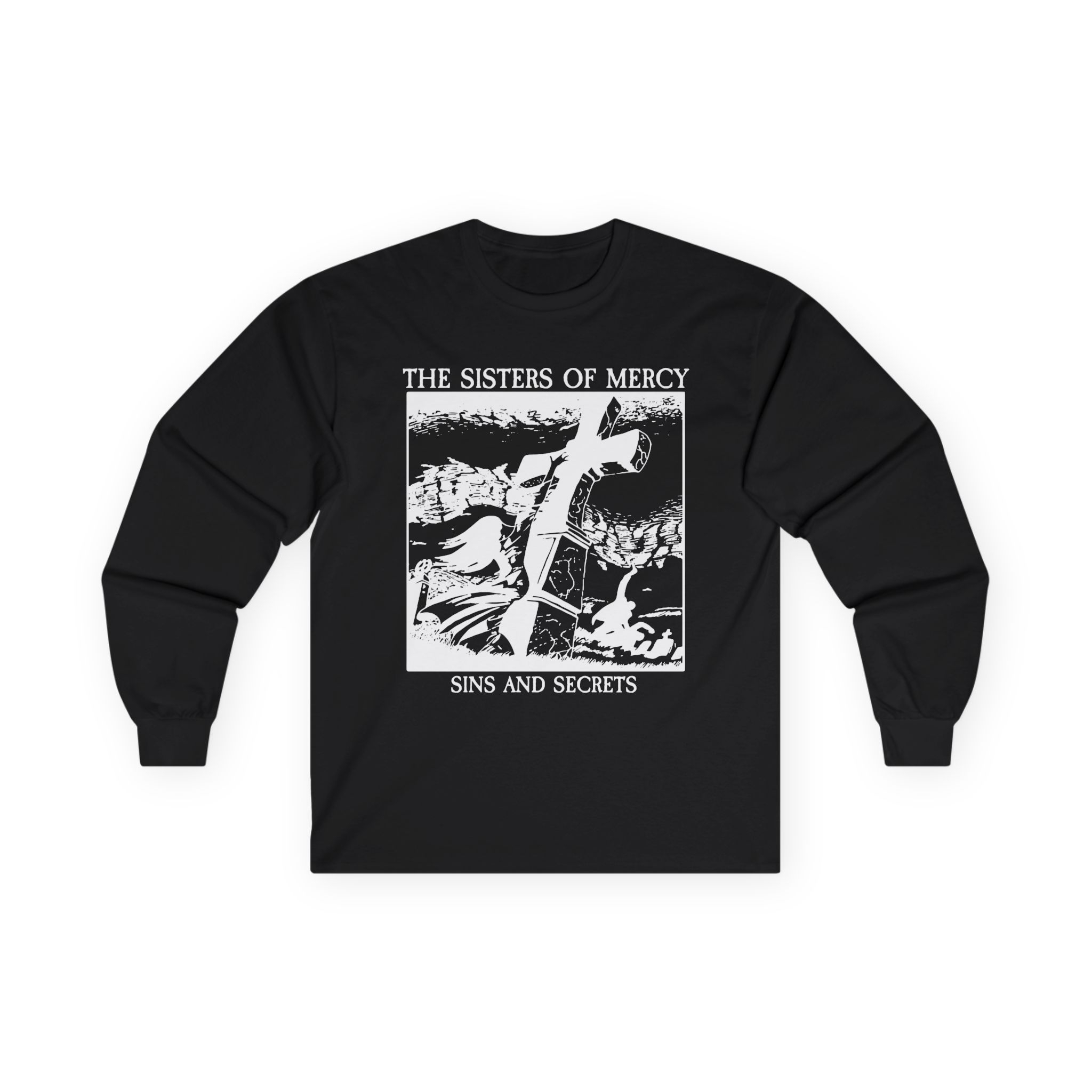The Sisters Of Mercy Sins And Secrets Unisex Ultra Cotton Long Sleeve Tee