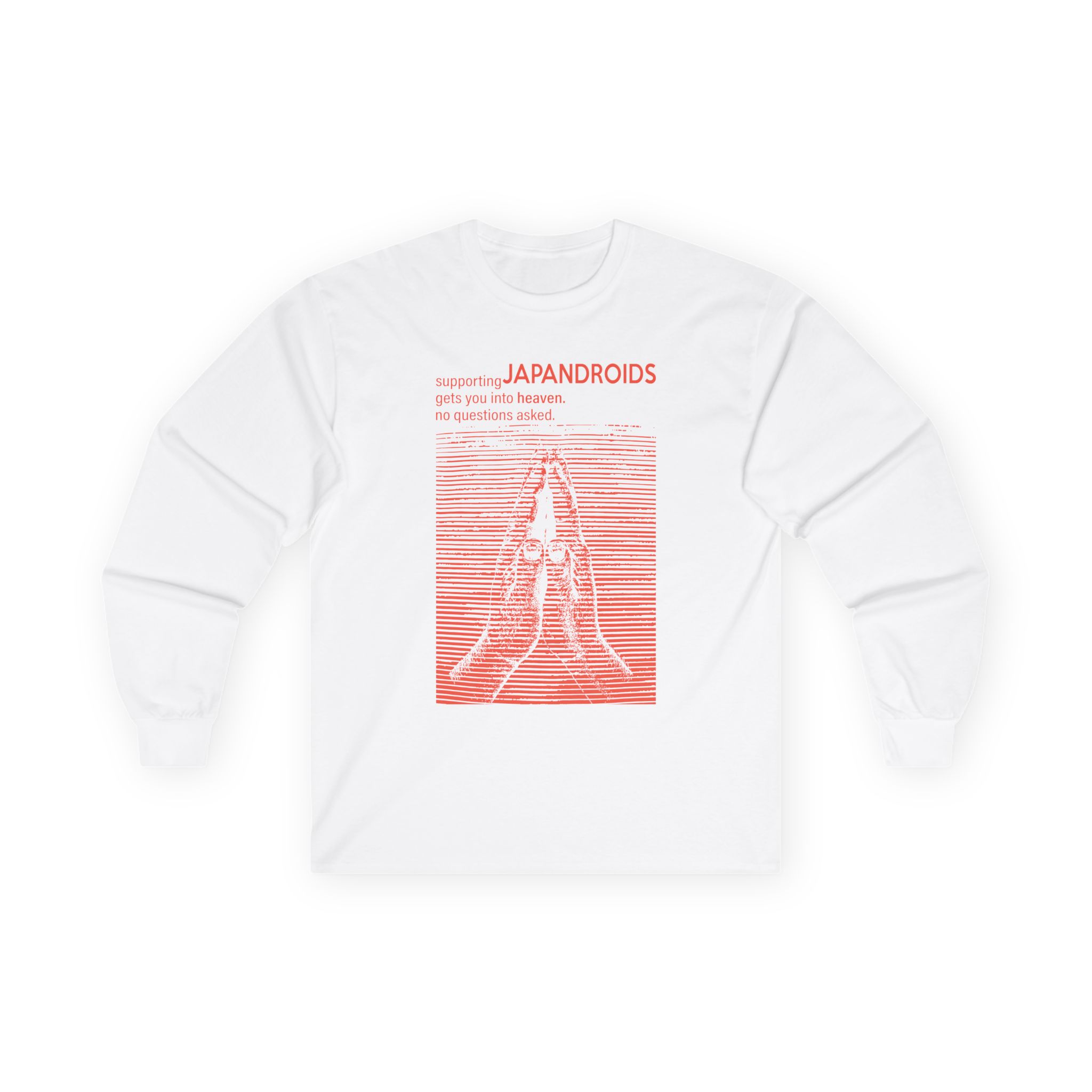 Supporting Japandroids Gets You Into Heaven No Questions Asked Unisex Ultra Cotton Long Sleeve Tee