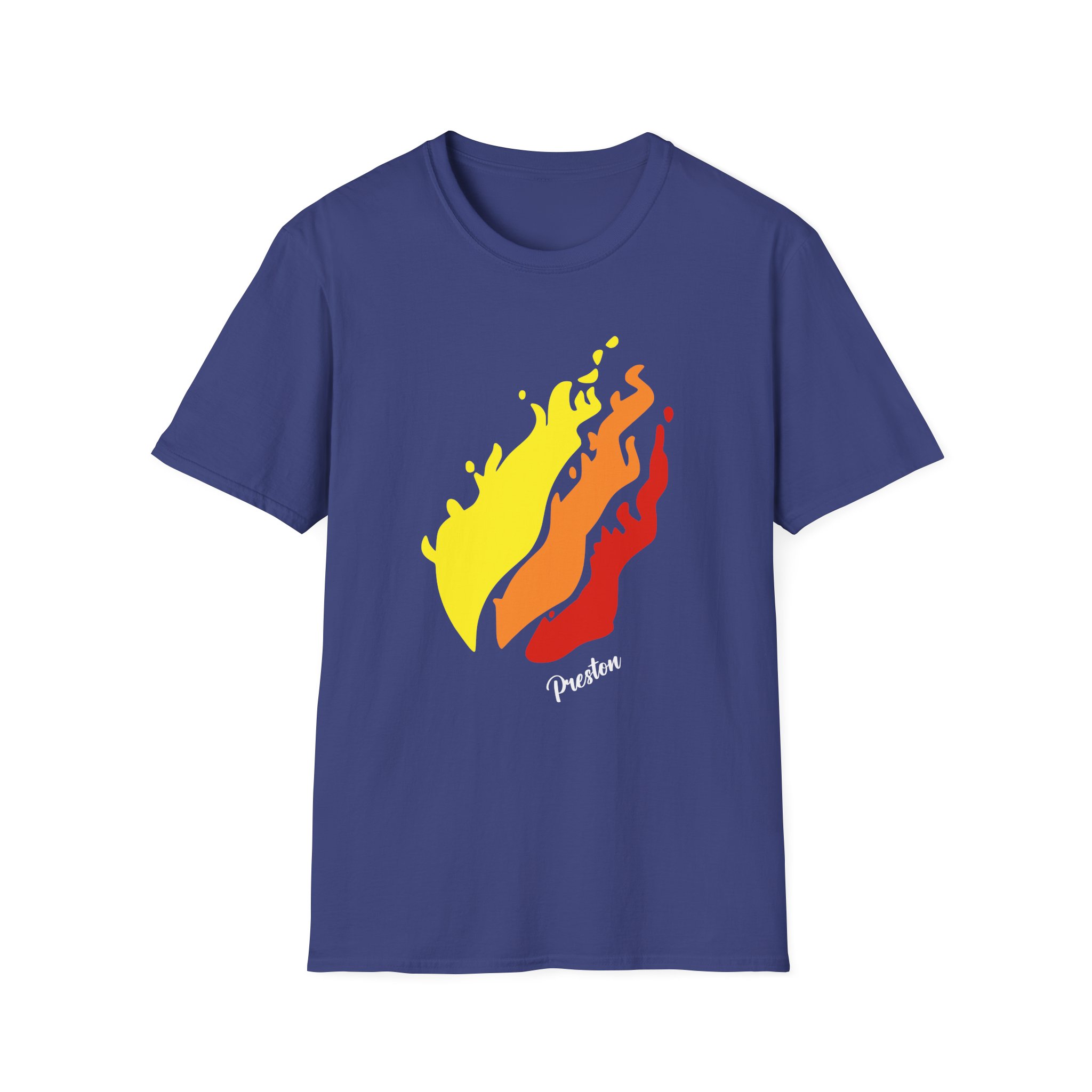Preston Flame Unisex Softstyle T-Shirt