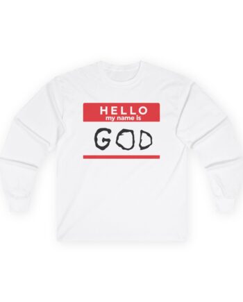 Aphex Twin Hello My Name is God Unisex Ultra Cotton Long Sleeve Tee