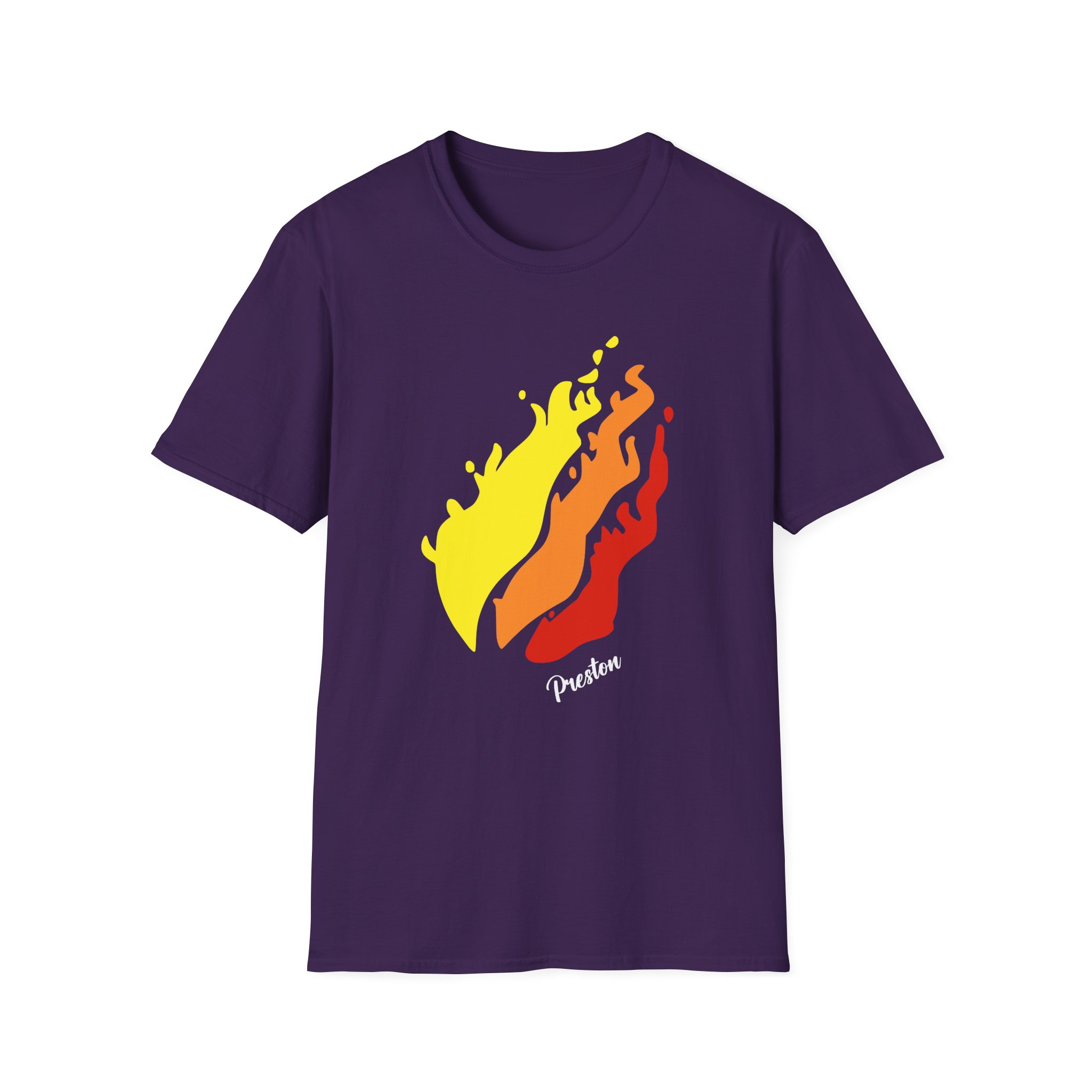 Preston Flame Unisex Softstyle T-Shirt