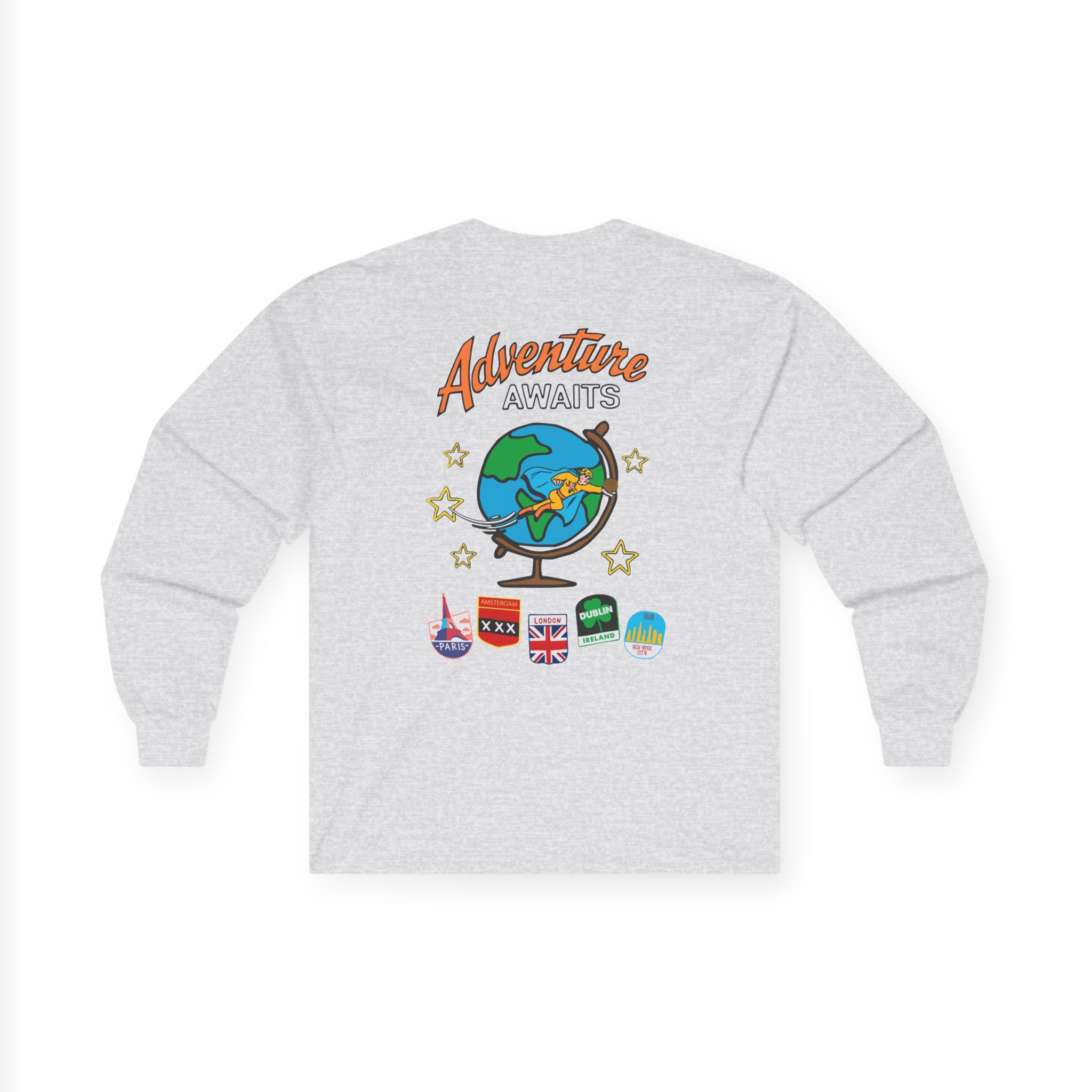 Ryan Trahan One Cent Adventure Awaits Travel Club Unisex Ultra Cotton Long Sleeve Tee