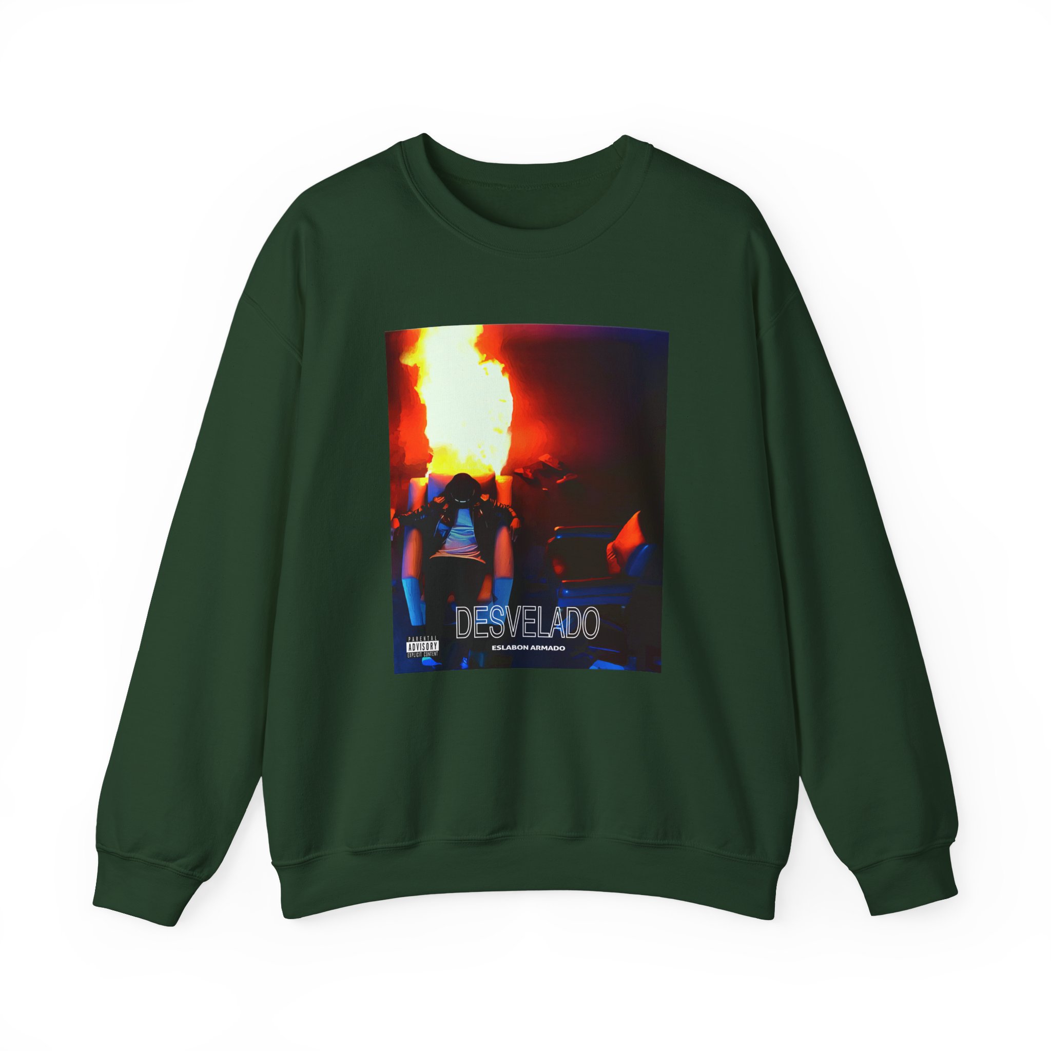 Eslabon Armado Desvelado Album Unisex Heavy Blendâ„¢ Crewneck Sweatshirt