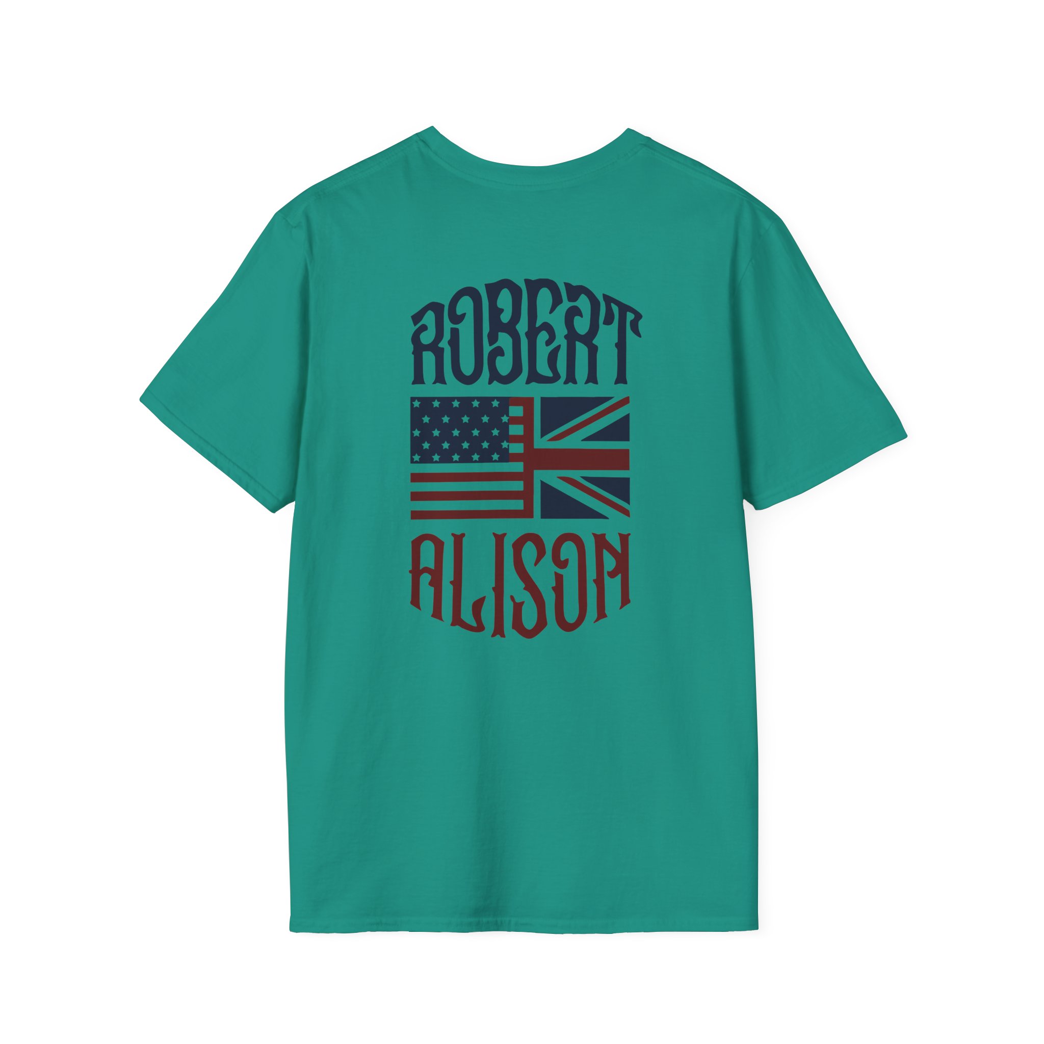 Robert Plant Inflated Type Unisex Softstyle T-Shirt