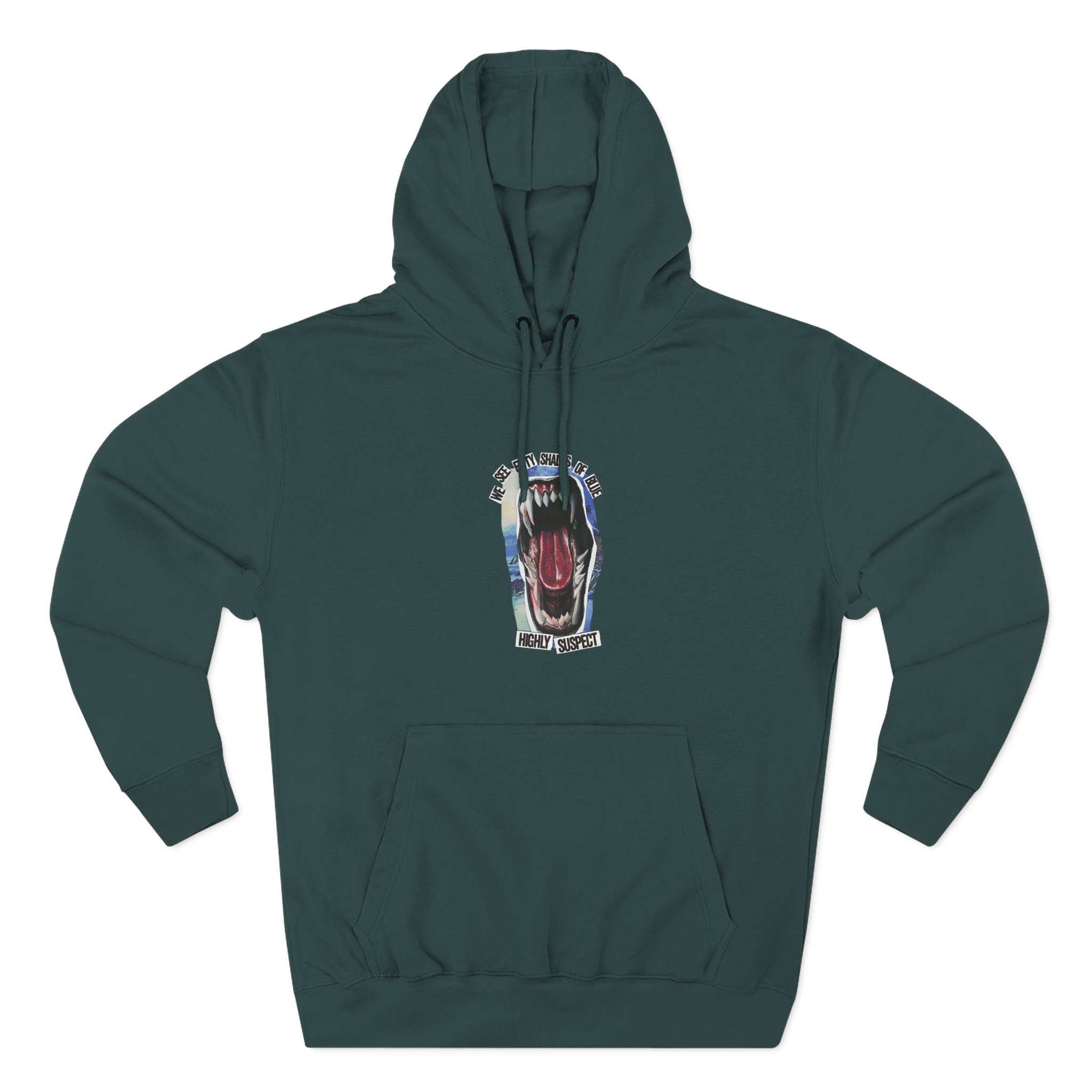 Highly Suspect the Blue-eyed Devil Three-panel Fleece Hoodie