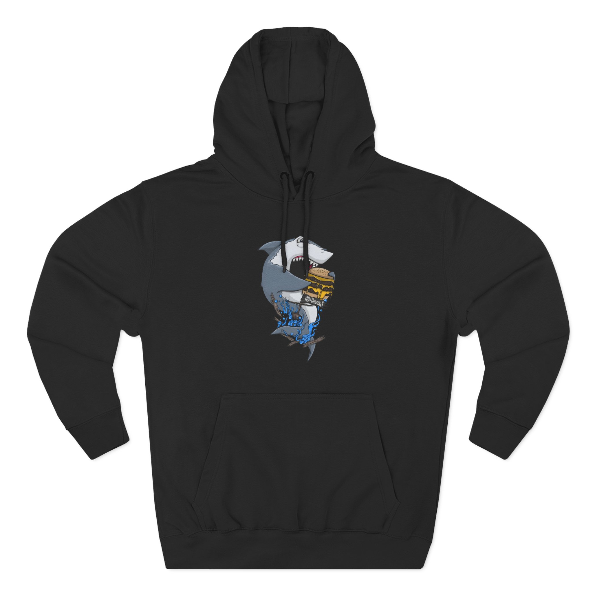 H2odelirious Hungry Shark Three-Panel Fleece Hoodie