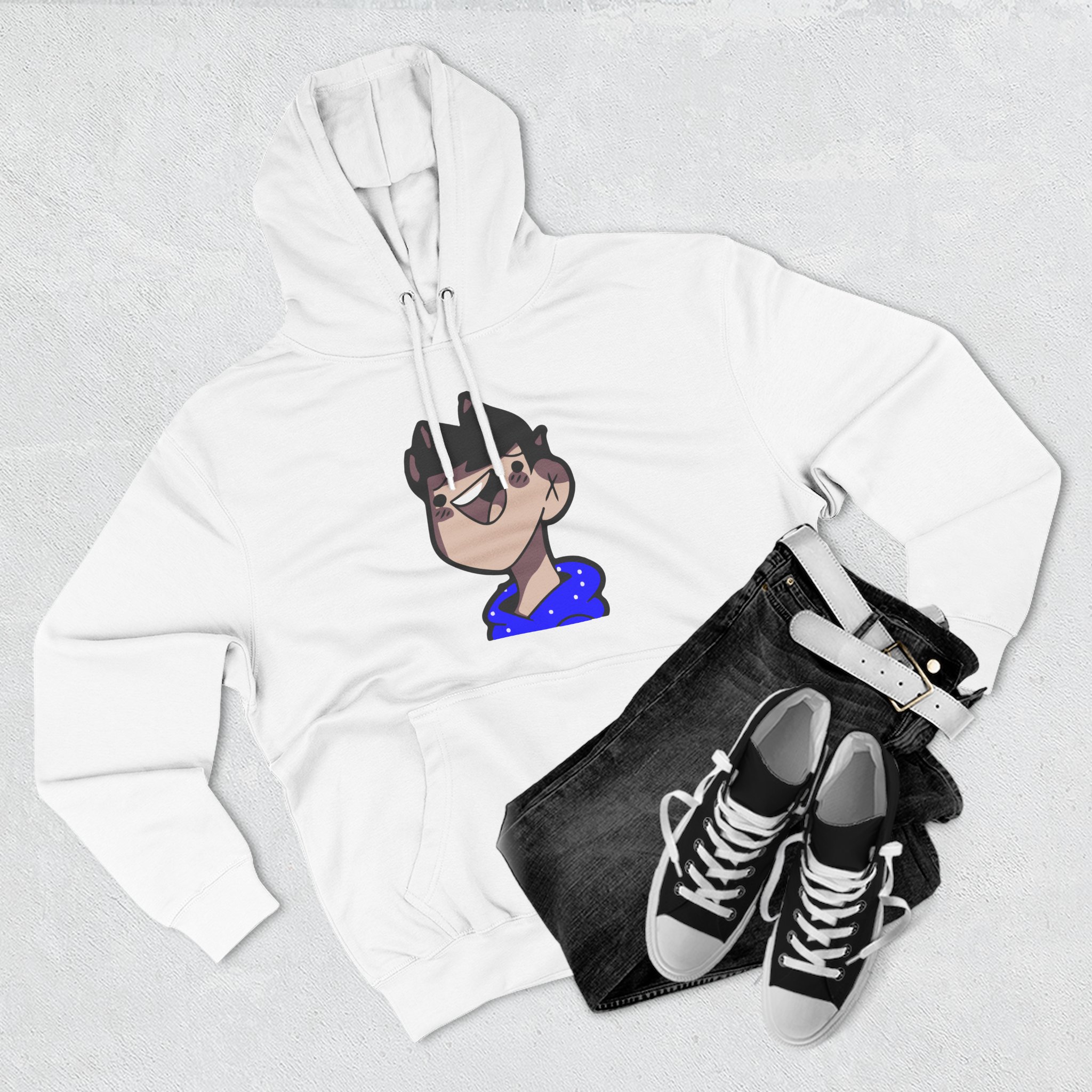 Clix Three-Panel Fleece Hoodie