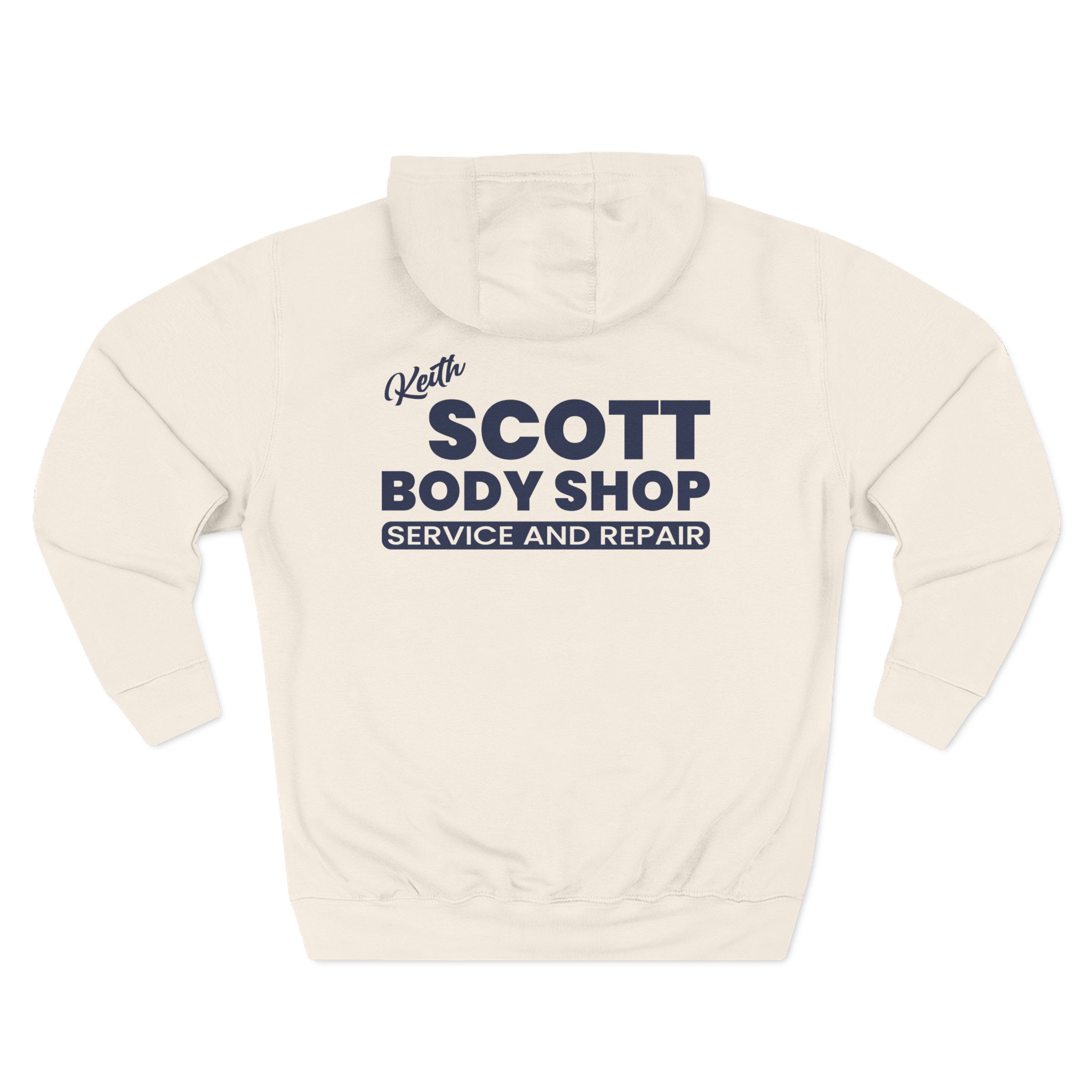 Keith Scott Body Shop One Tree Hill Three-Panel Fleece Hoodie