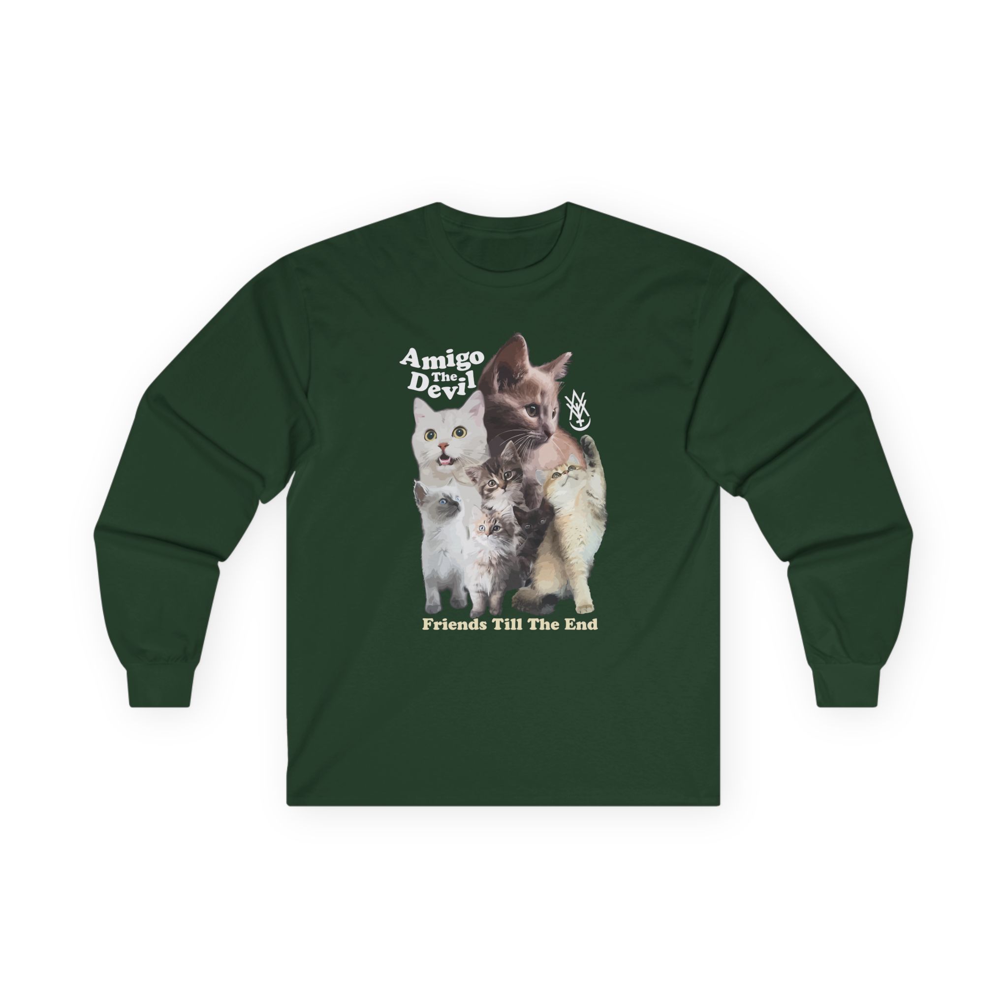 Amigo the Devil Too Many Puppies Unisex Ultra Cotton Long Sleeve Tee