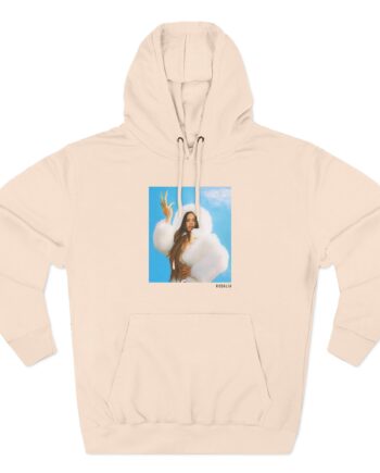 Rosalia Tan Photo Three-Panel Fleece Hoodie