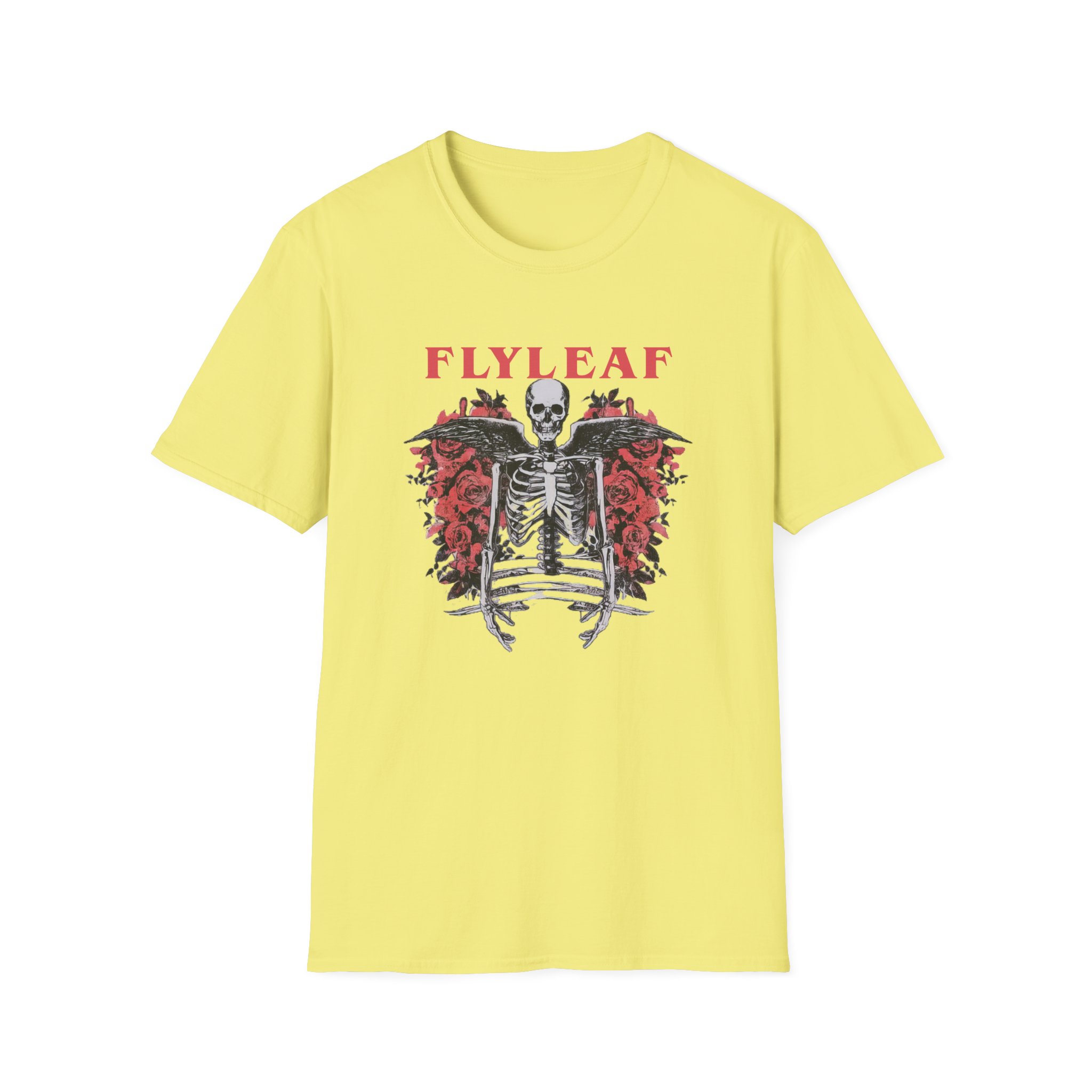 Flyleaf Skeleton Angel Unisex Softstyle T-Shirt