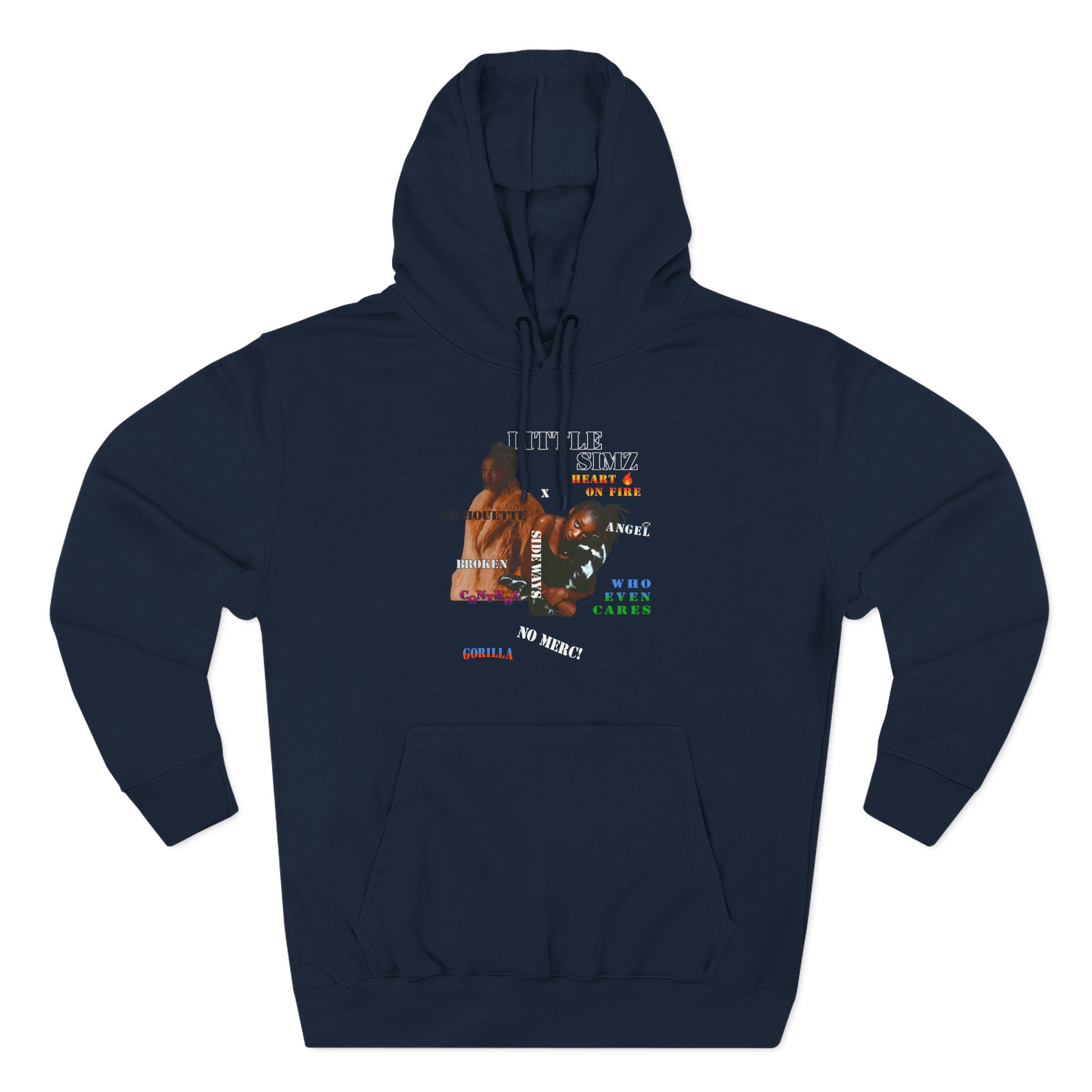Little Simz Photo Collage Three-Panel Fleece Hoodie