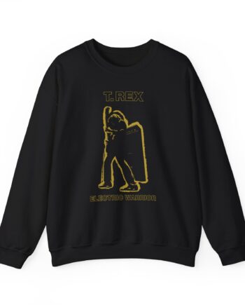 T Rex Electric Warrior Unisex Heavy Blend™ Crewneck Sweatshirt
