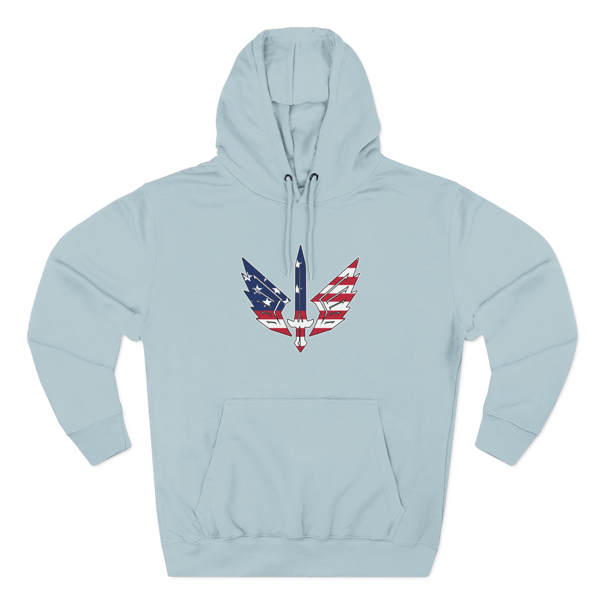 St. Louis Battlehawks 108 Stitches Patriotic Three-Panel Fleece Hoodie