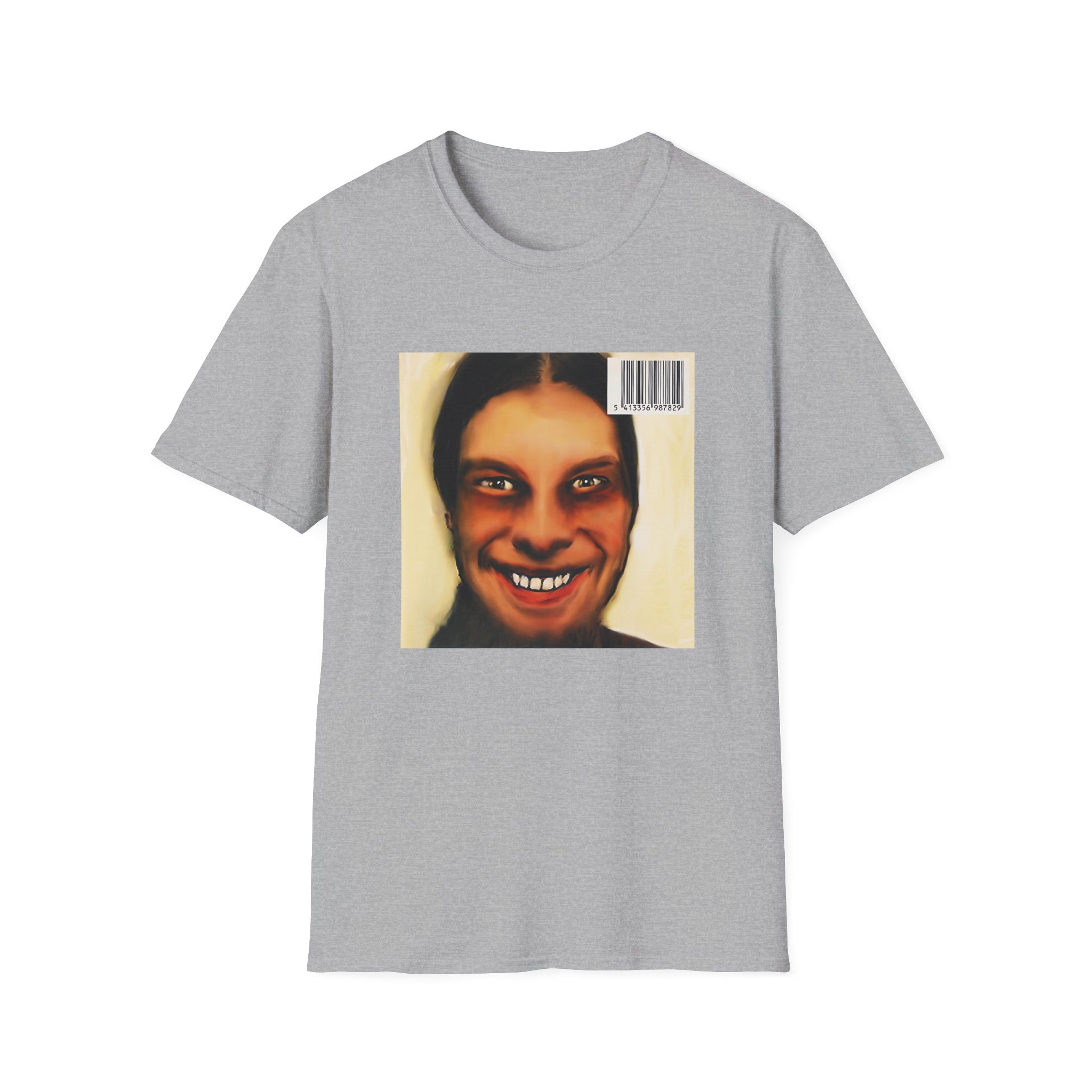 Aphex Twin I Care Because You Do Album Cover Unisex Softstyle T-Shirt