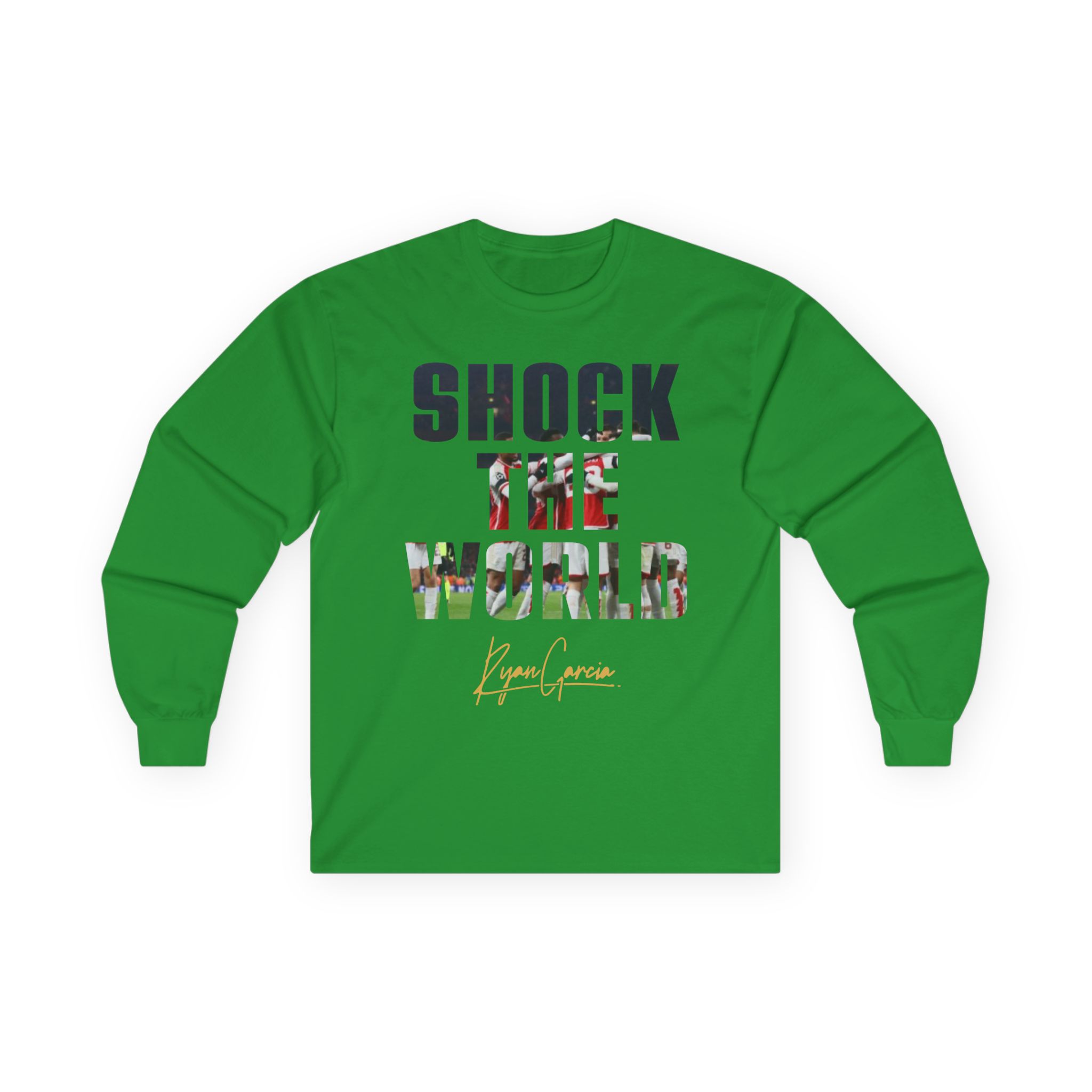 Ryan Garcia shock the world Unisex Ultra Cotton Long Sleeve Tee