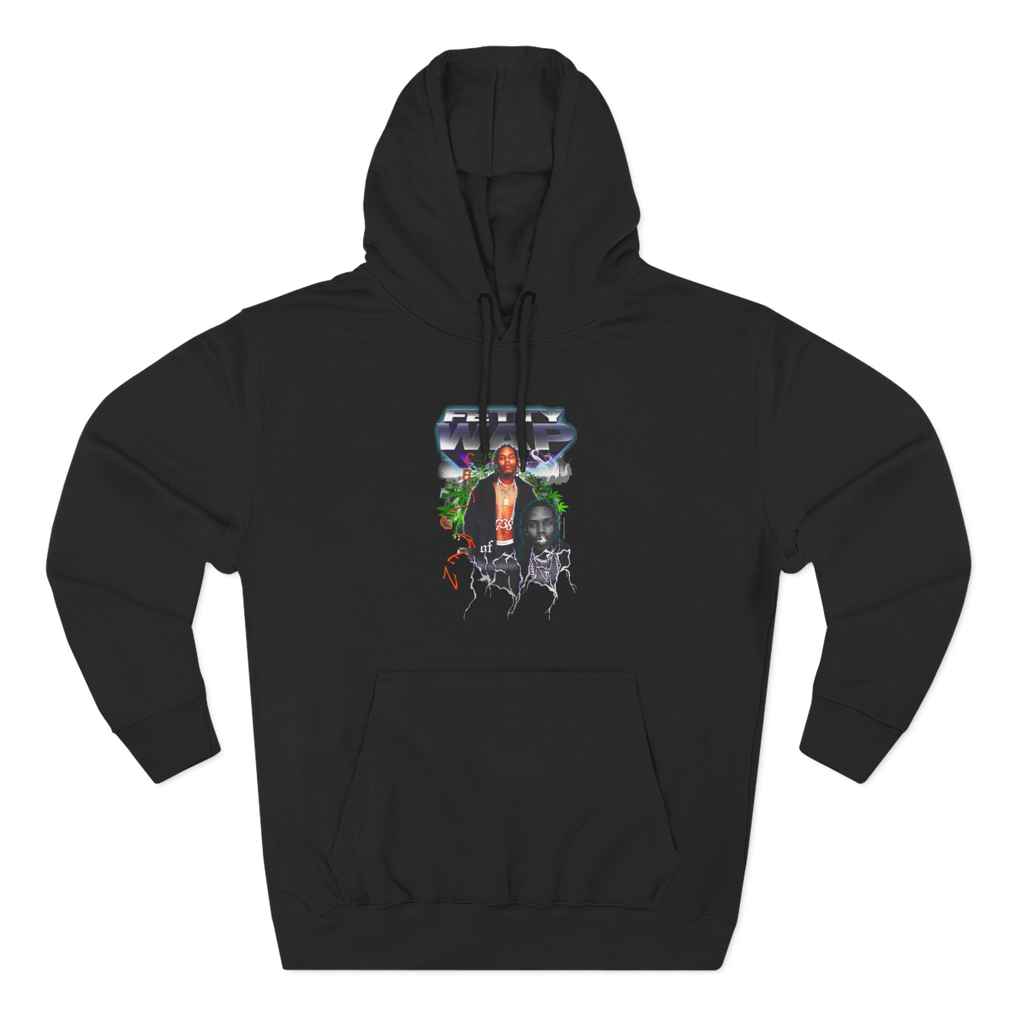 Fetty Wap Three-Panel Fleece Hoodie