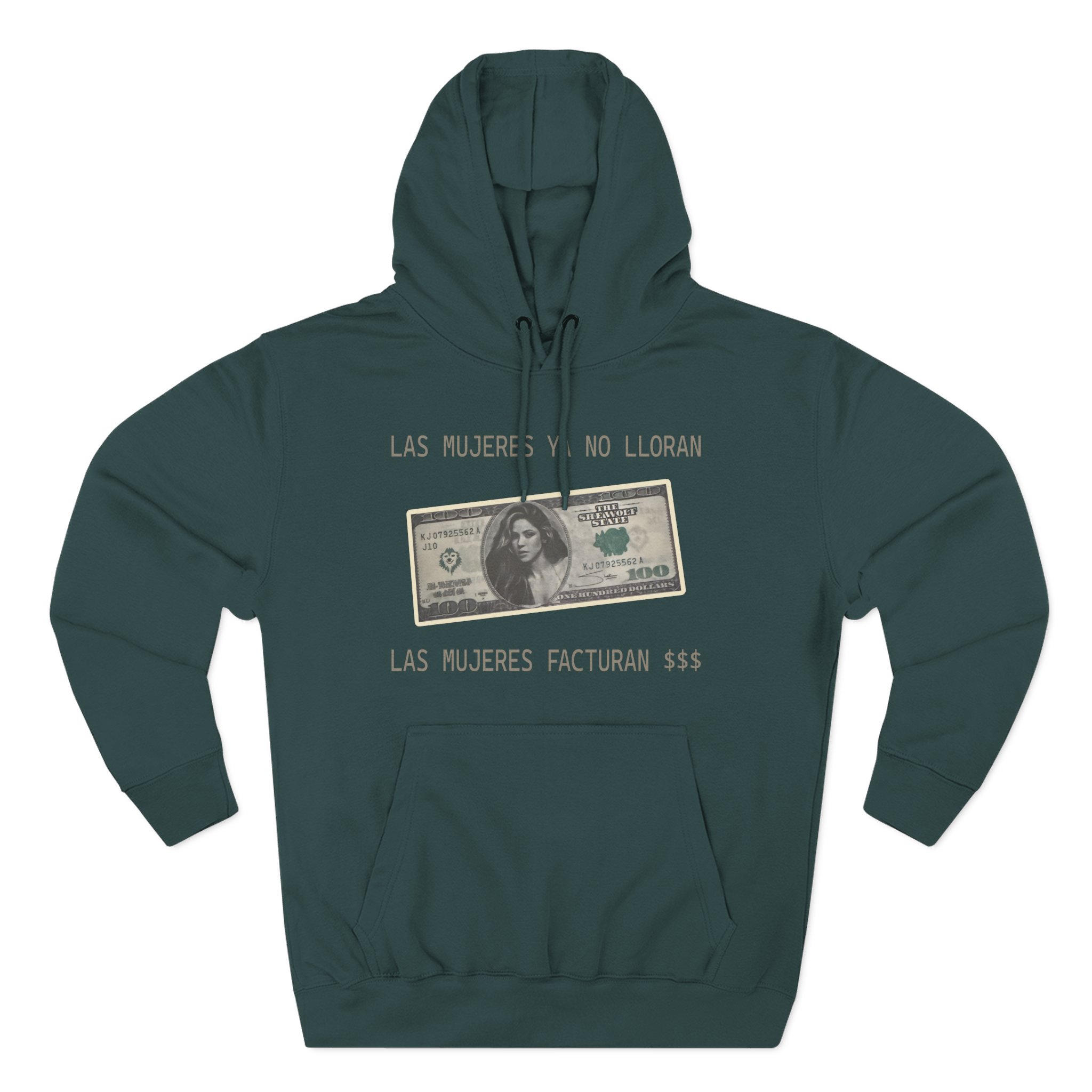 Shakira Dollar Bill Three-Panel Fleece Hoodie