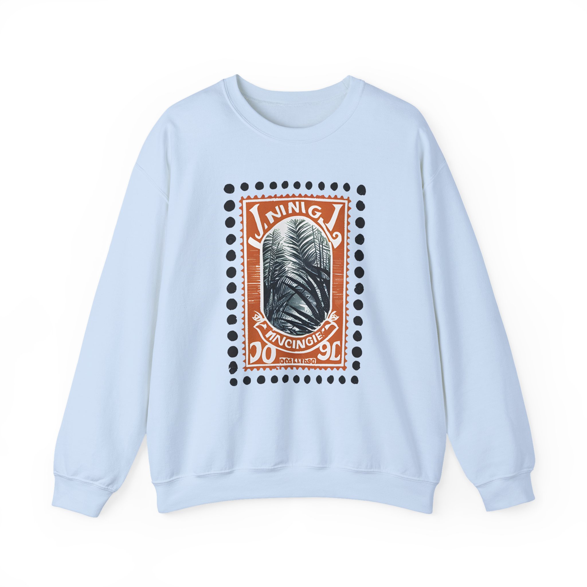 Jungle / Volcano Paradise Stamp Unisex Heavy Blendâ„¢ Crewneck Sweatshirt