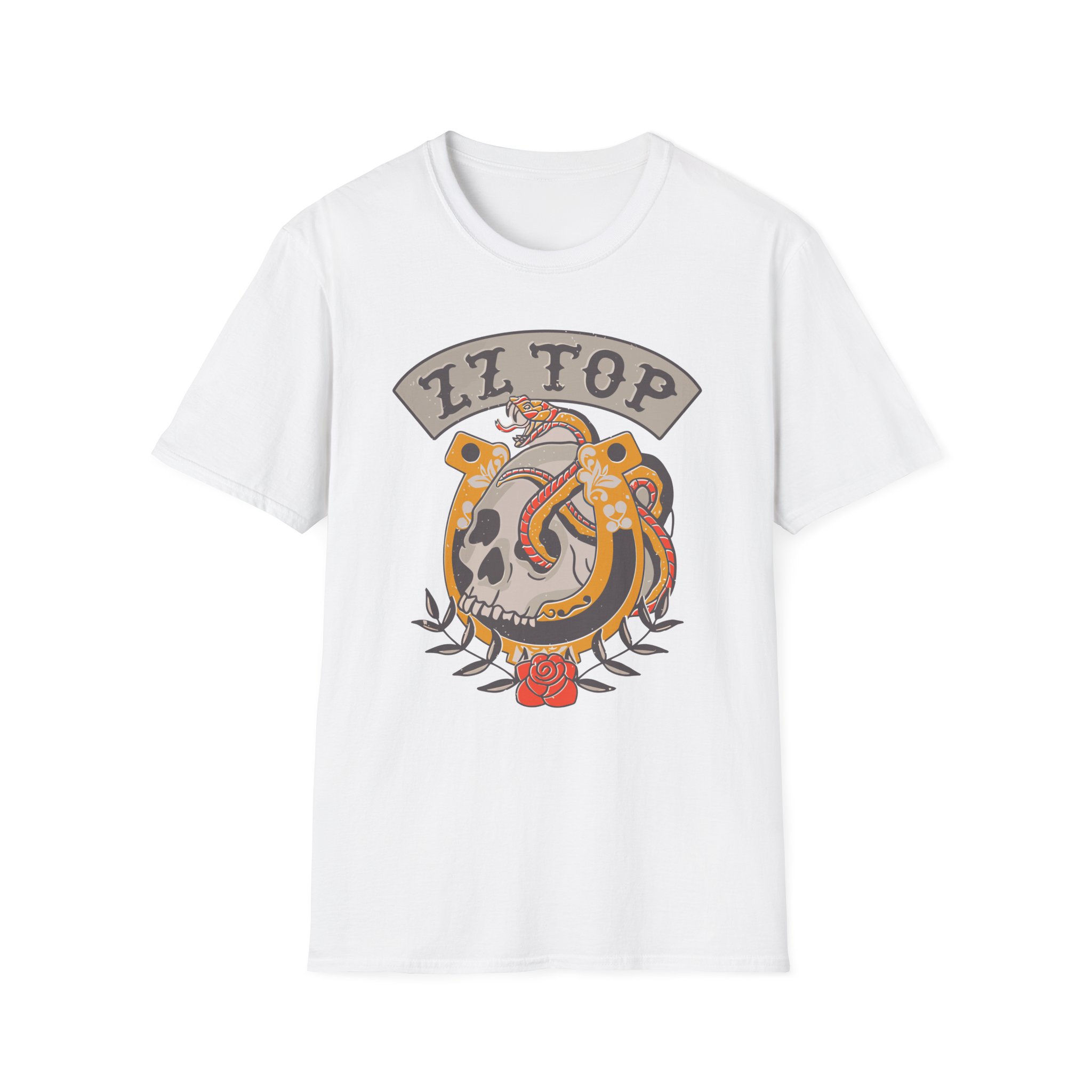ZZ Top Skull Unisex Softstyle T-Shirt