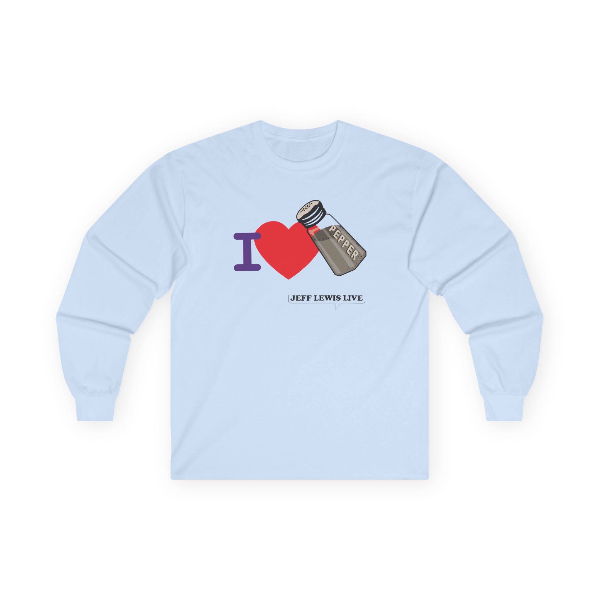 Jeff Lewis I Love Pepper Unisex Ultra Cotton Long Sleeve Tee