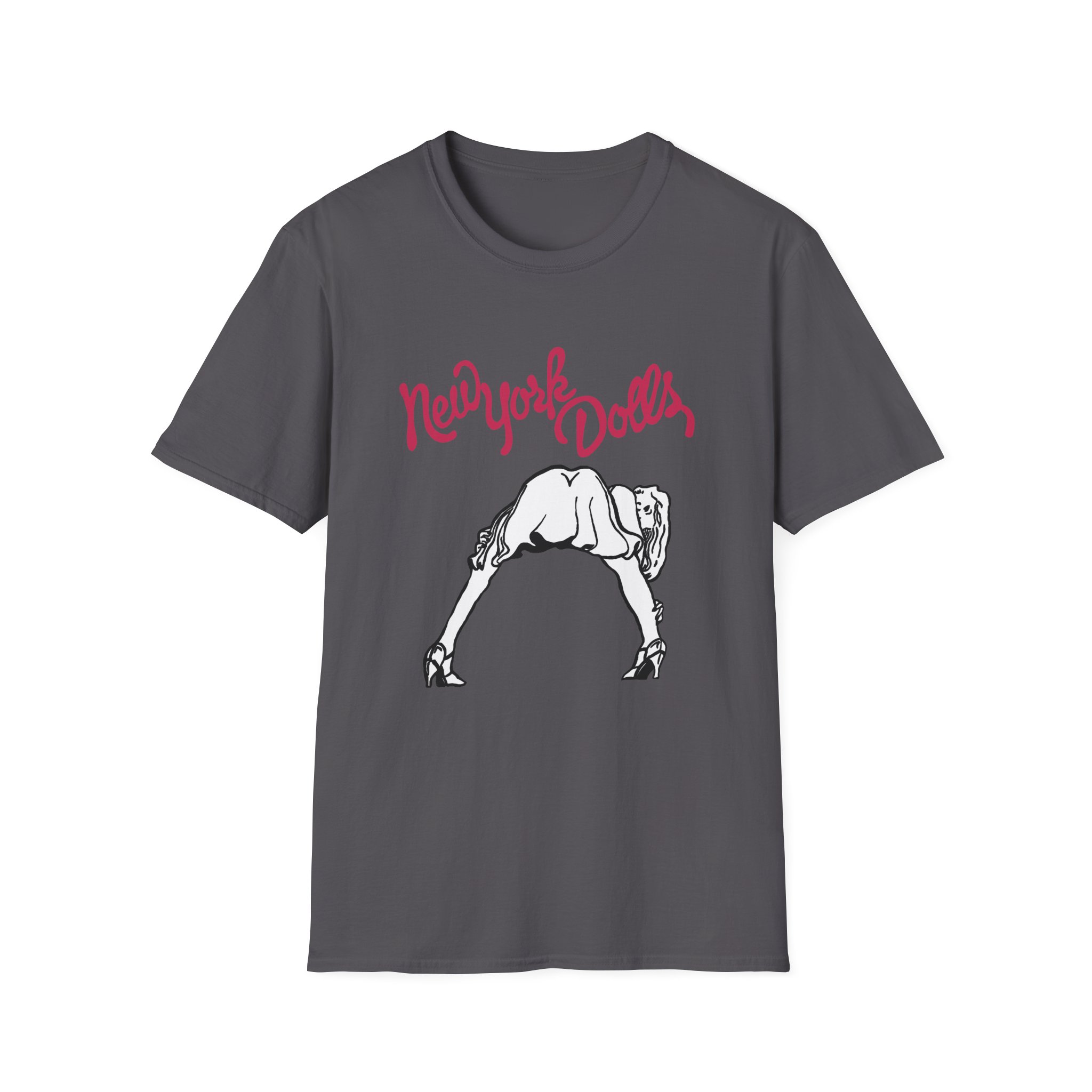 New York Dolls Lipstick Girl Unisex Softstyle T-Shirt