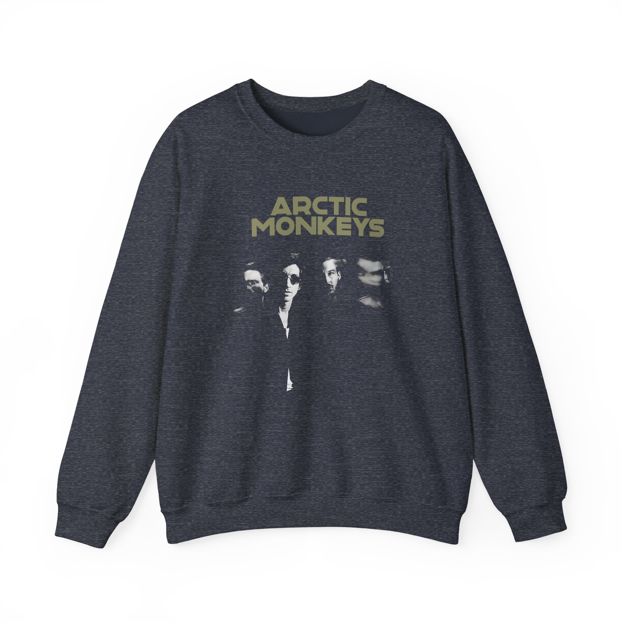 Arctic Monkeys Distorted Photo Unisex Heavy Blendâ„¢ Crewneck Sweatshirt