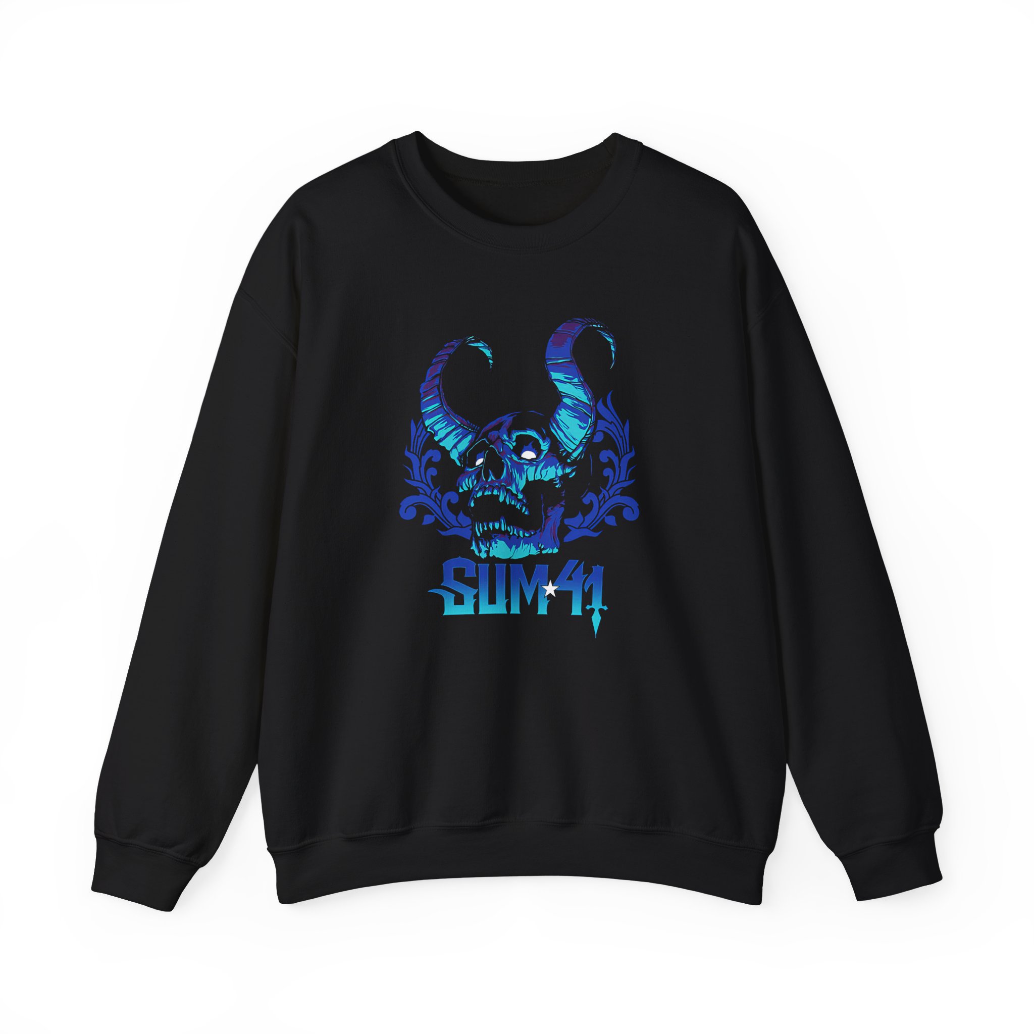 Sum 41 Blue Demon Itin Unisex Heavy Blendâ„¢ Crewneck Sweatshirt