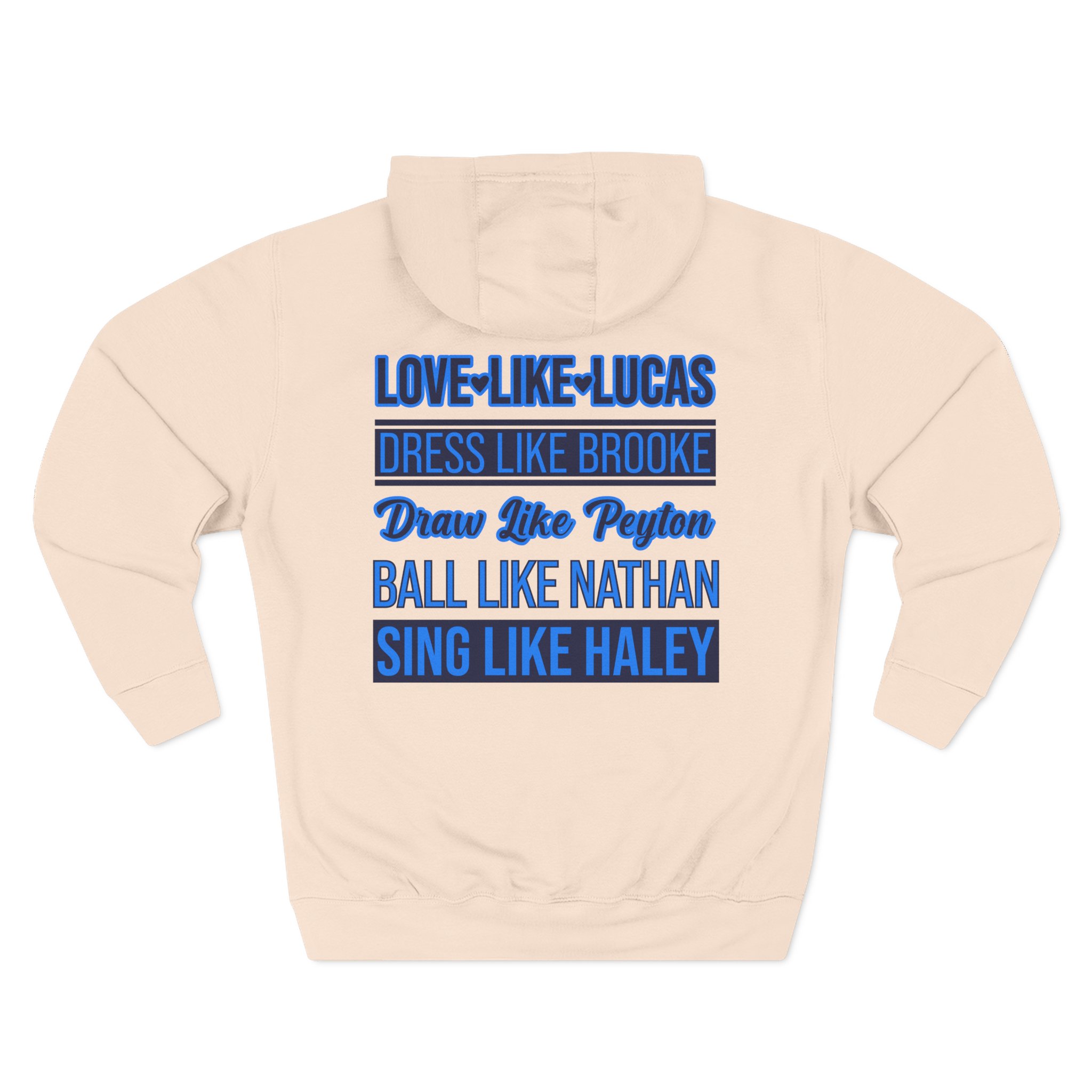 One Tree Hill Love Like Lucas Three-Panel Fleece Hoodie