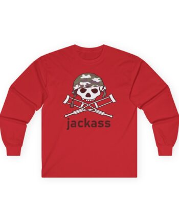 Jackass Camouflage Helmet Unisex Ultra Cotton Long Sleeve Tee