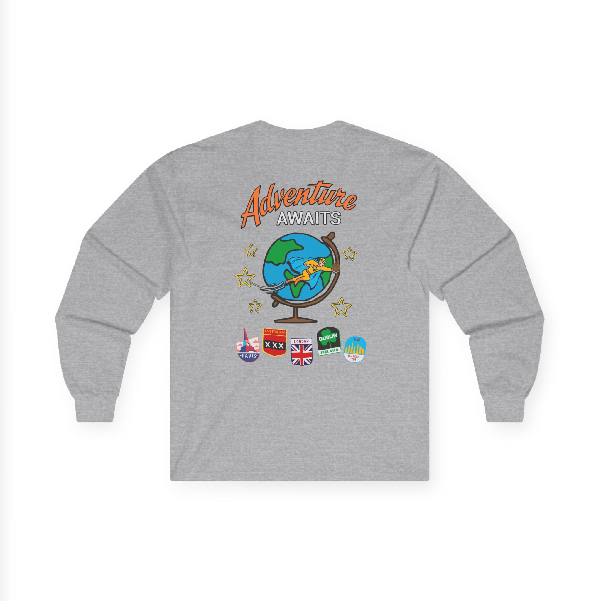 Ryan Trahan One Cent Adventure Awaits Travel Club Unisex Ultra Cotton Long Sleeve Tee