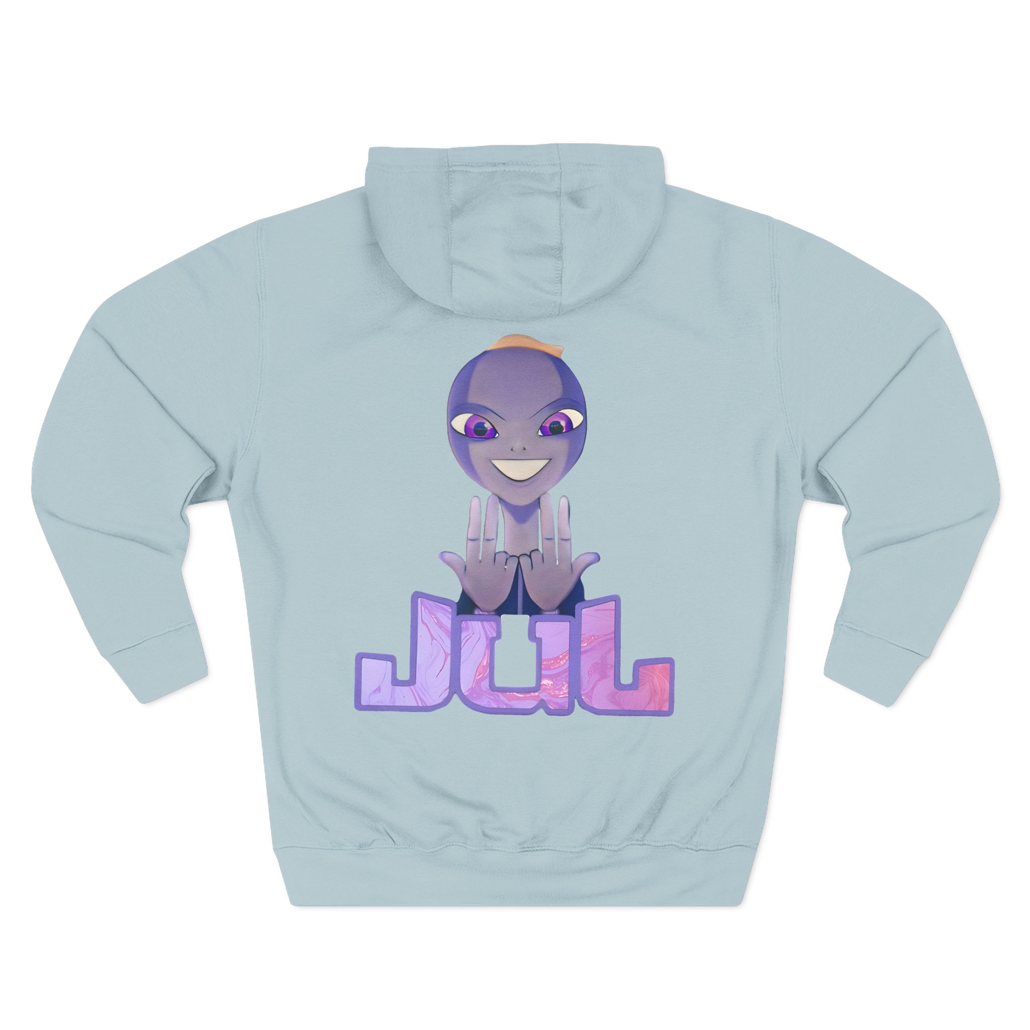 Jul Three-Panel Fleece Hoodie