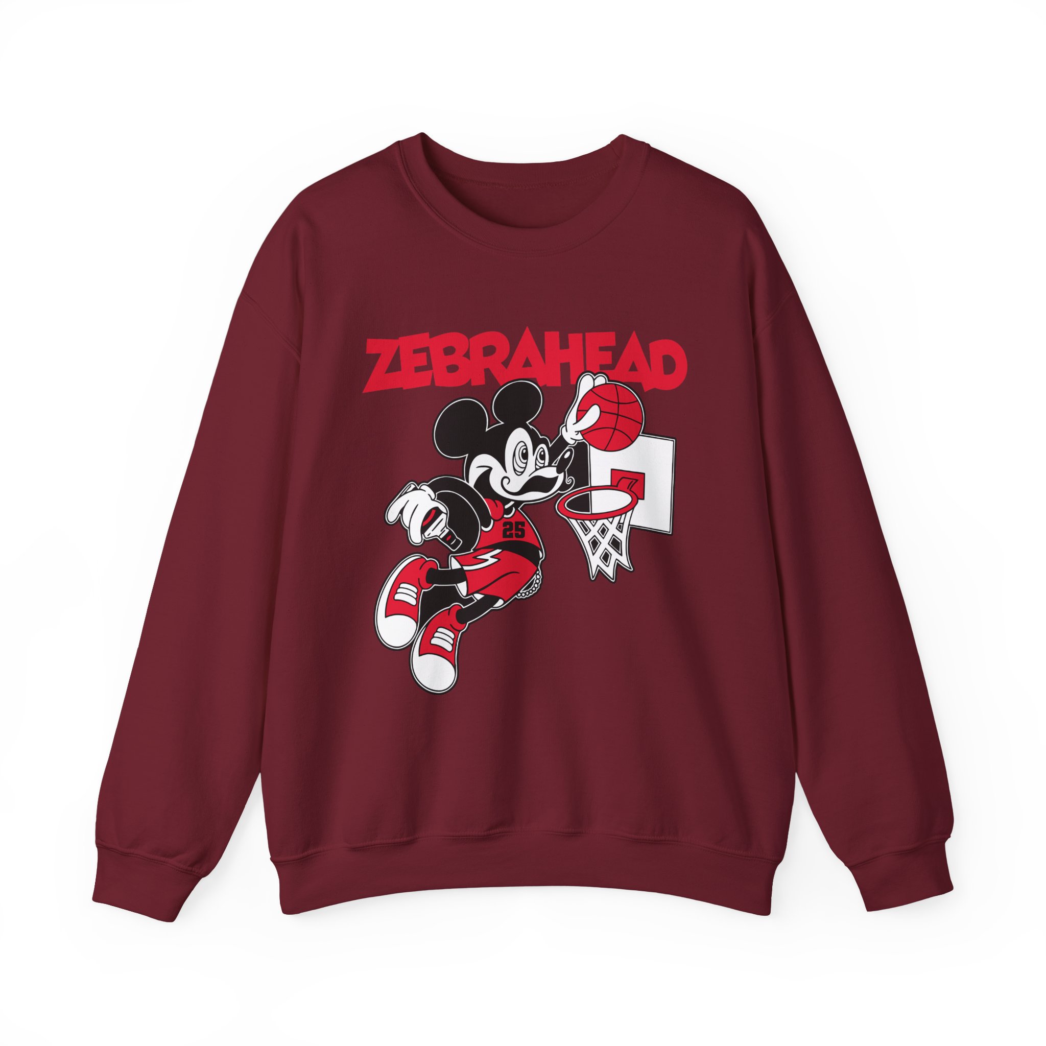Zebrahead Mickey Unisex Heavy Blendâ„¢ Crewneck Sweatshirt