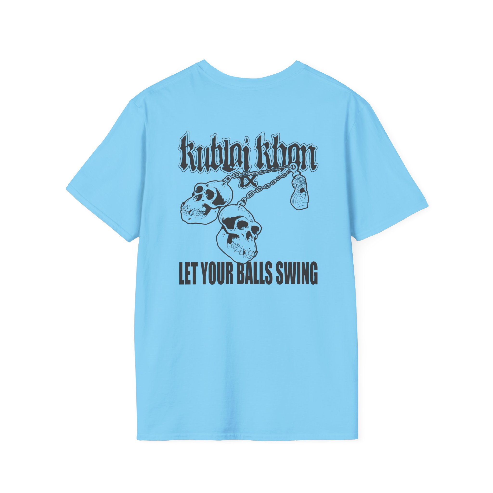 Kublai Khan - Let Your Balls Swing Unisex Softstyle T-Shirt
