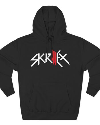 Skrillex Logo Three-Panel Fleece Hoodie