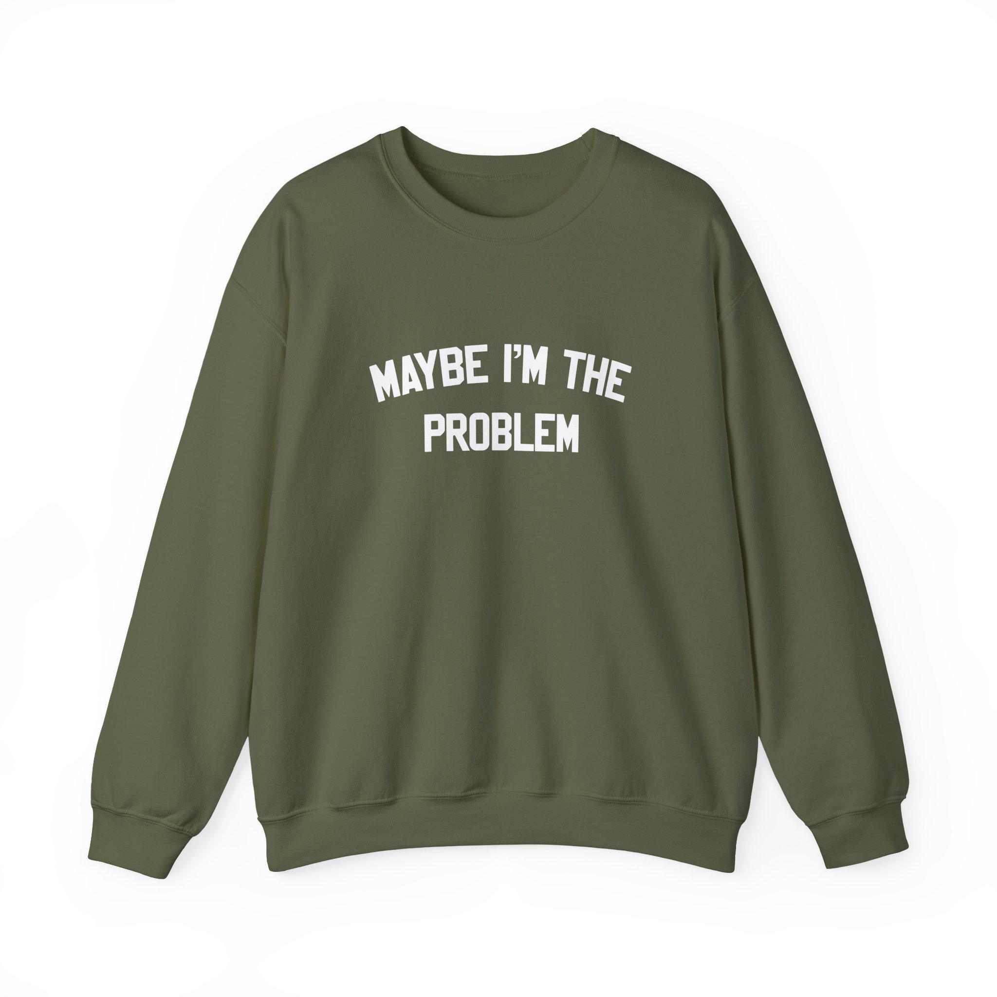 Boston Manor Maybe I’m the Problem Unisex Heavy Blend™ Crewneck Sweatshirt