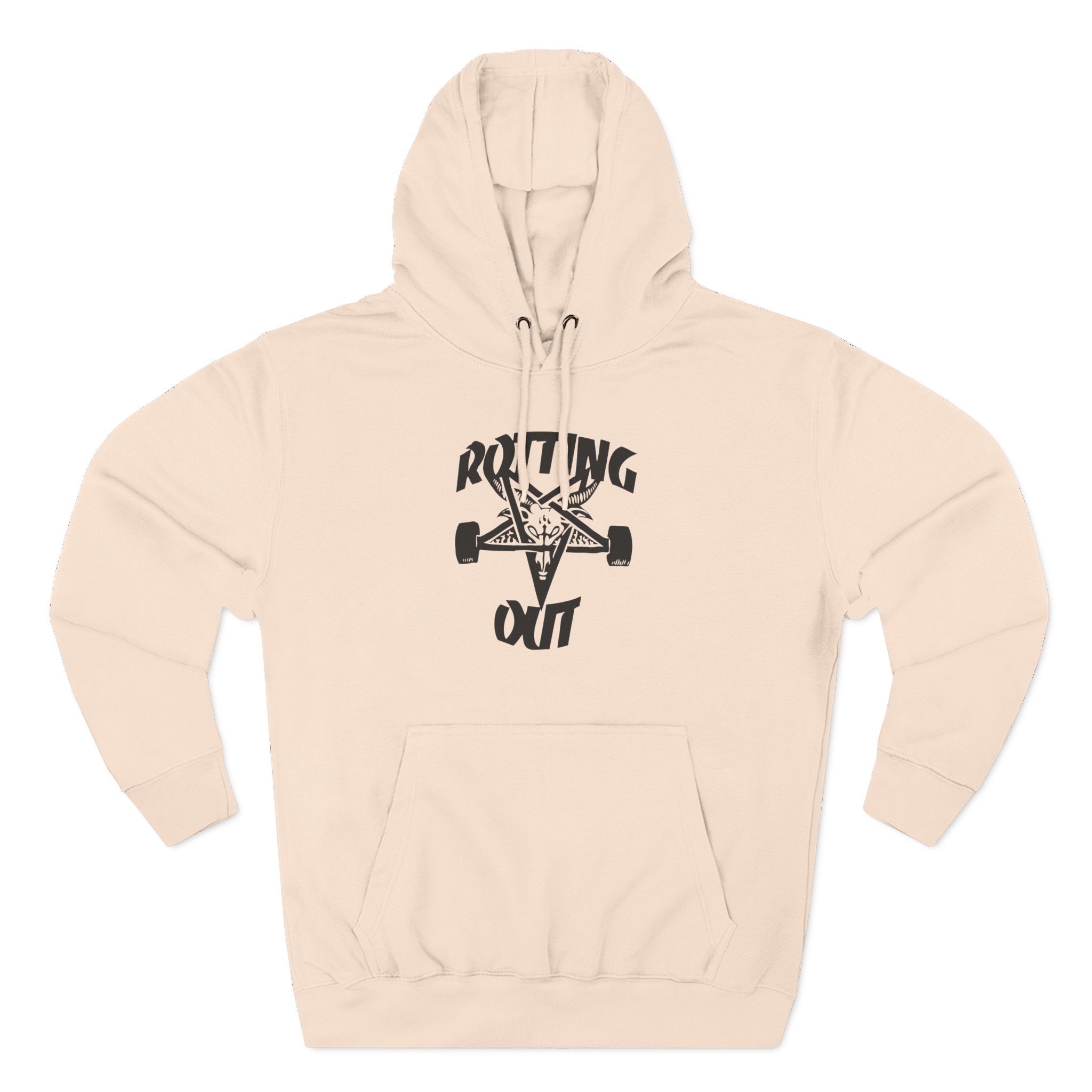 Rotting Out Three-Panel Fleece Hoodie