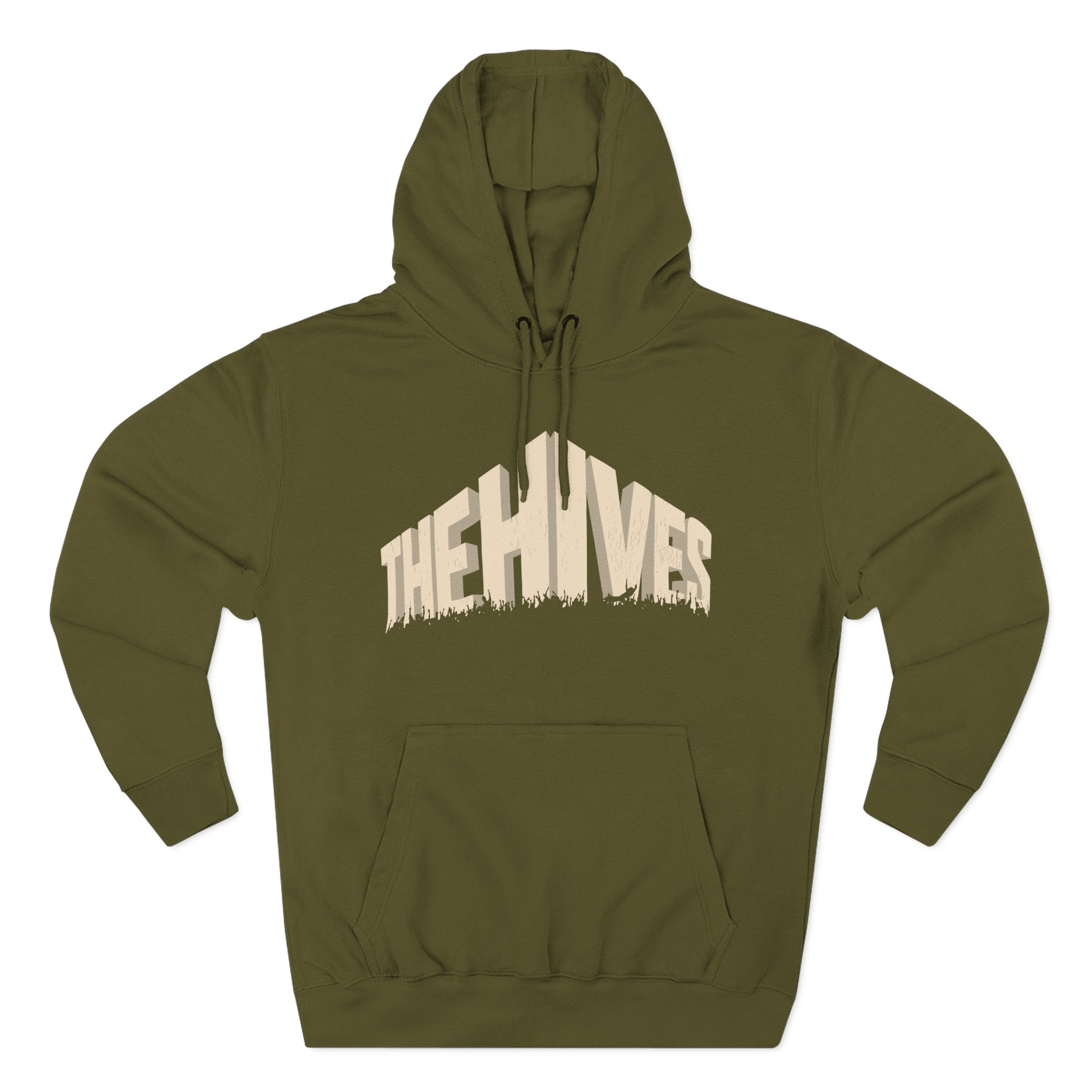 The Hives 3d Hives Logo Three-Panel Fleece Hoodie